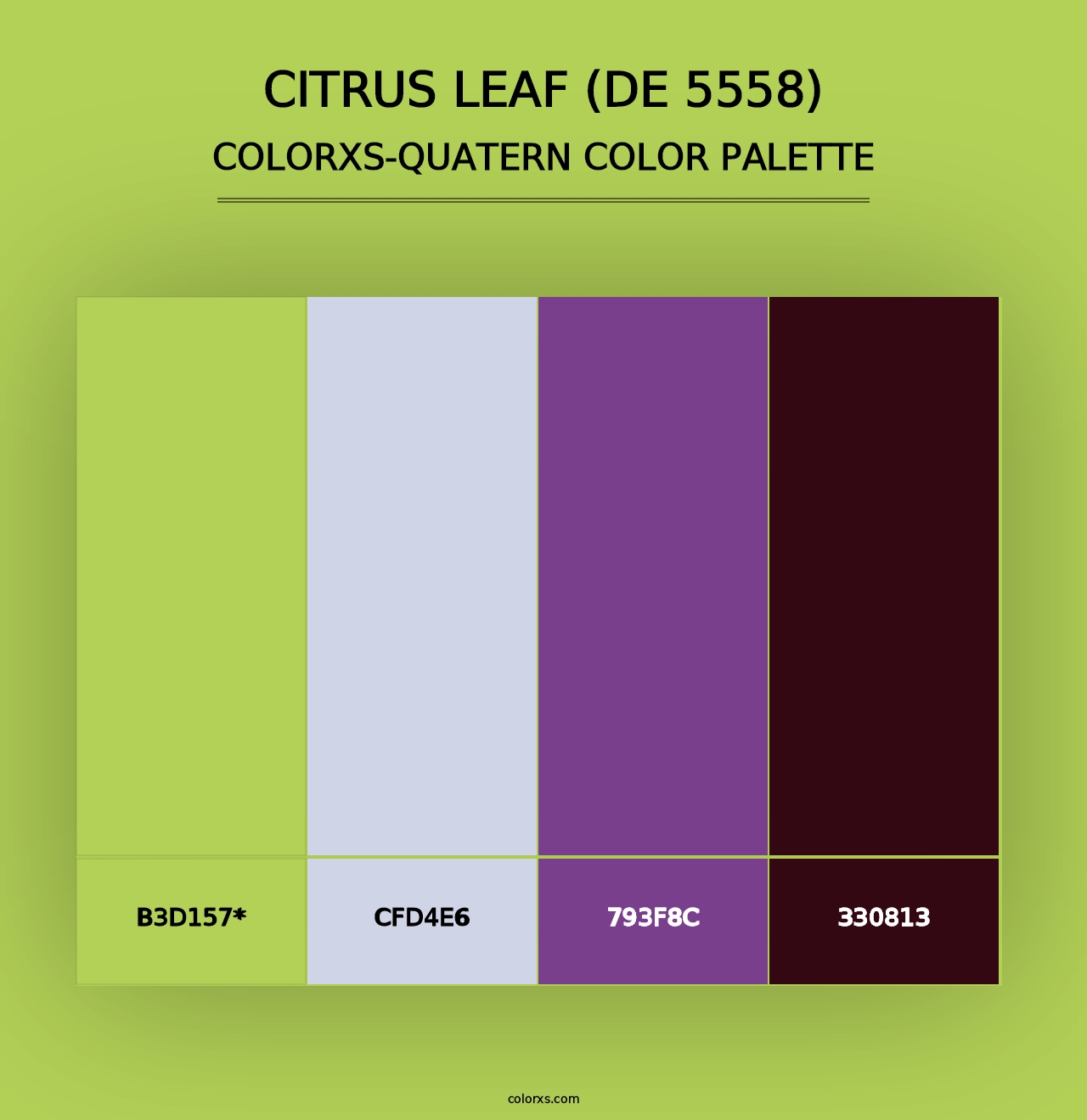 Citrus Leaf (DE 5558) - Colorxs Quad Palette