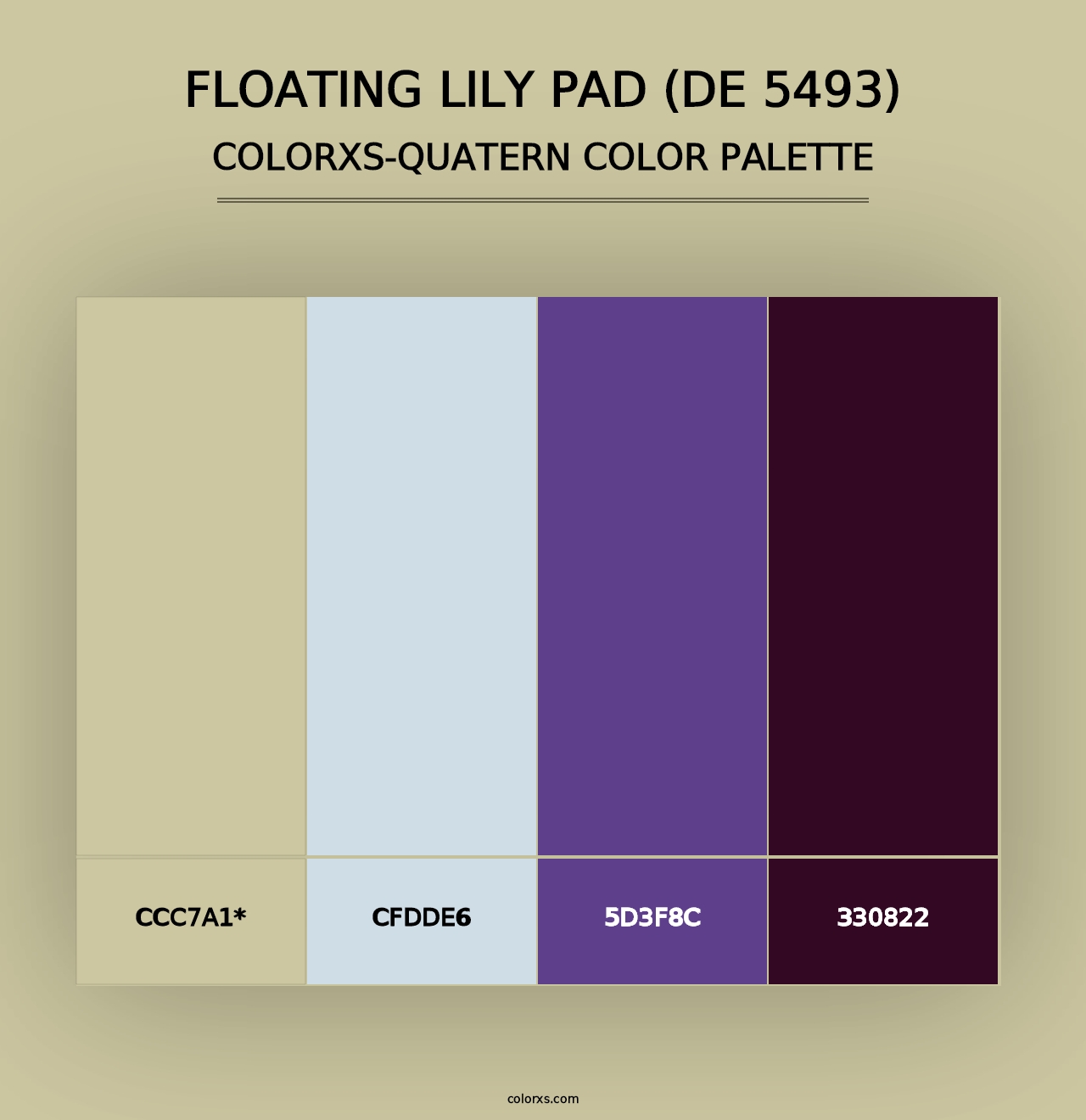 Floating Lily Pad (DE 5493) - Colorxs Quad Palette