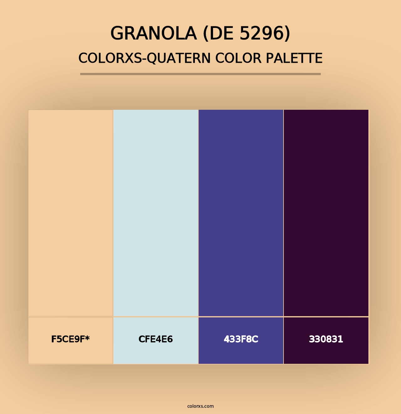 Granola (DE 5296) - Colorxs Quad Palette