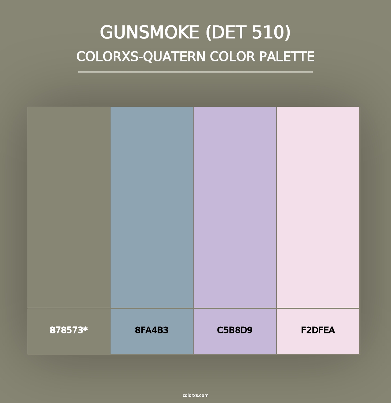 Gunsmoke (DET 510) - Colorxs Quad Palette