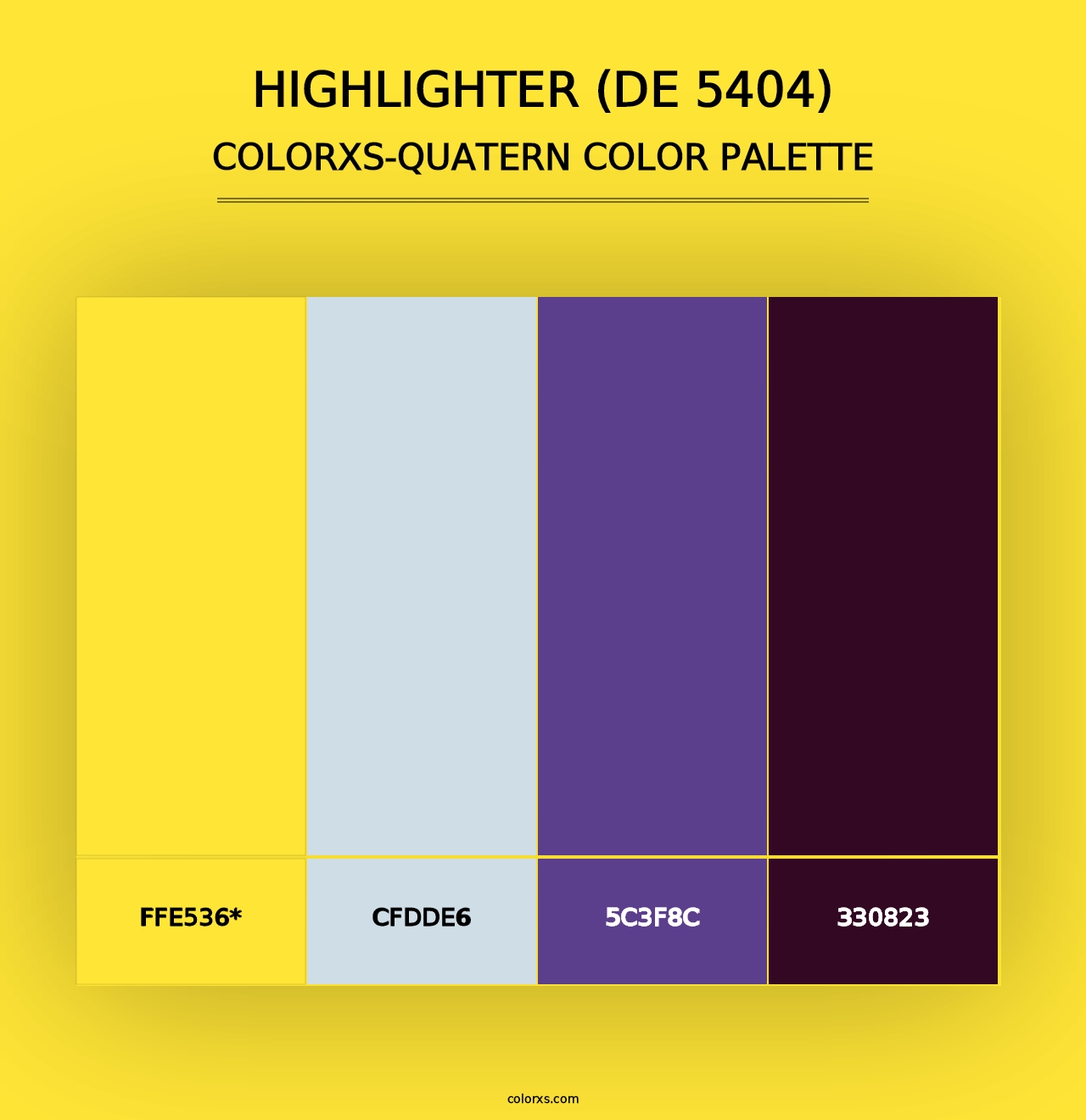 Highlighter (DE 5404) - Colorxs Quad Palette