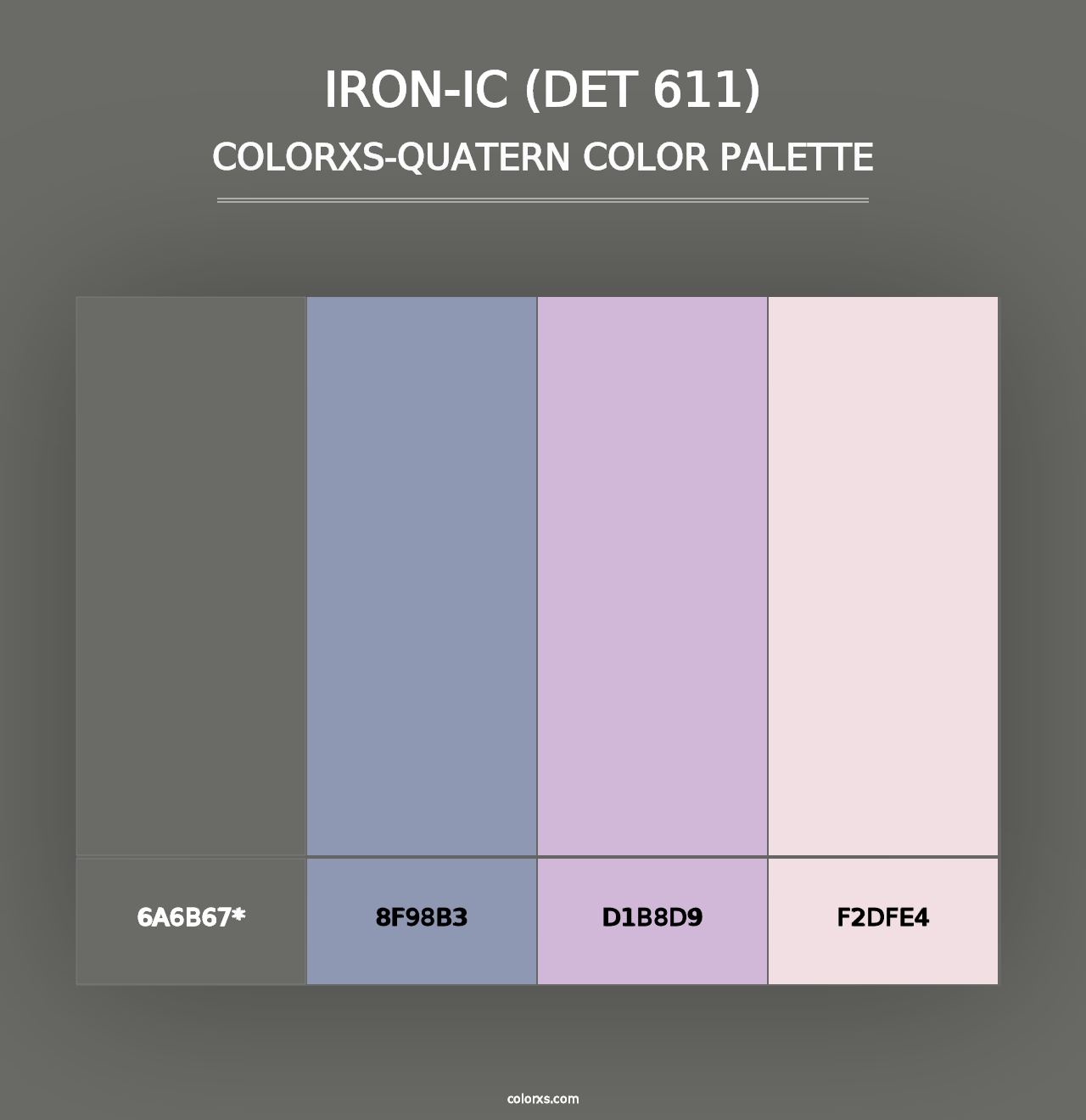 Iron-ic (DET 611) - Colorxs Quad Palette