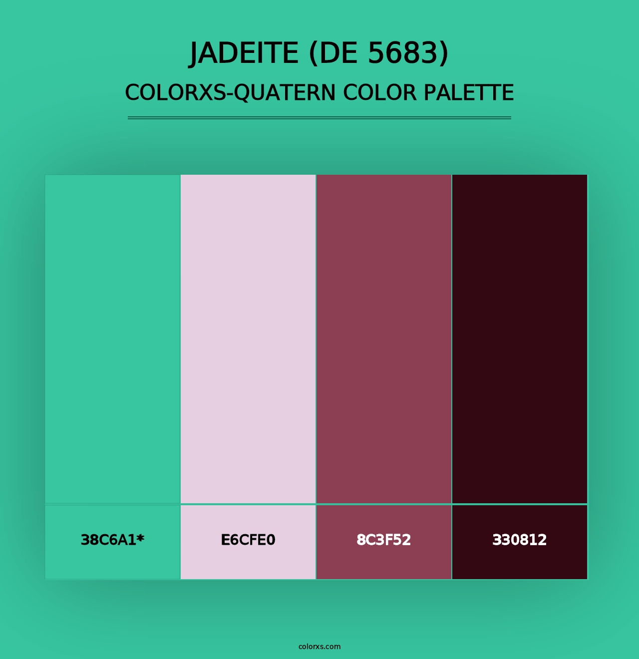 Jadeite (DE 5683) - Colorxs Quad Palette