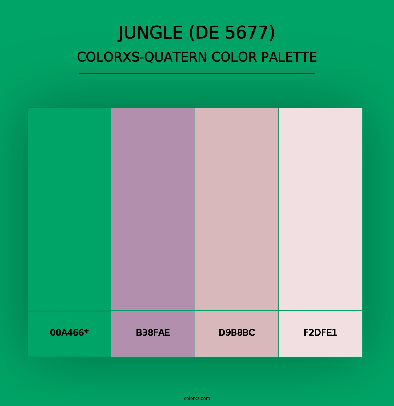 Jungle (DE 5677) - Colorxs Quad Palette