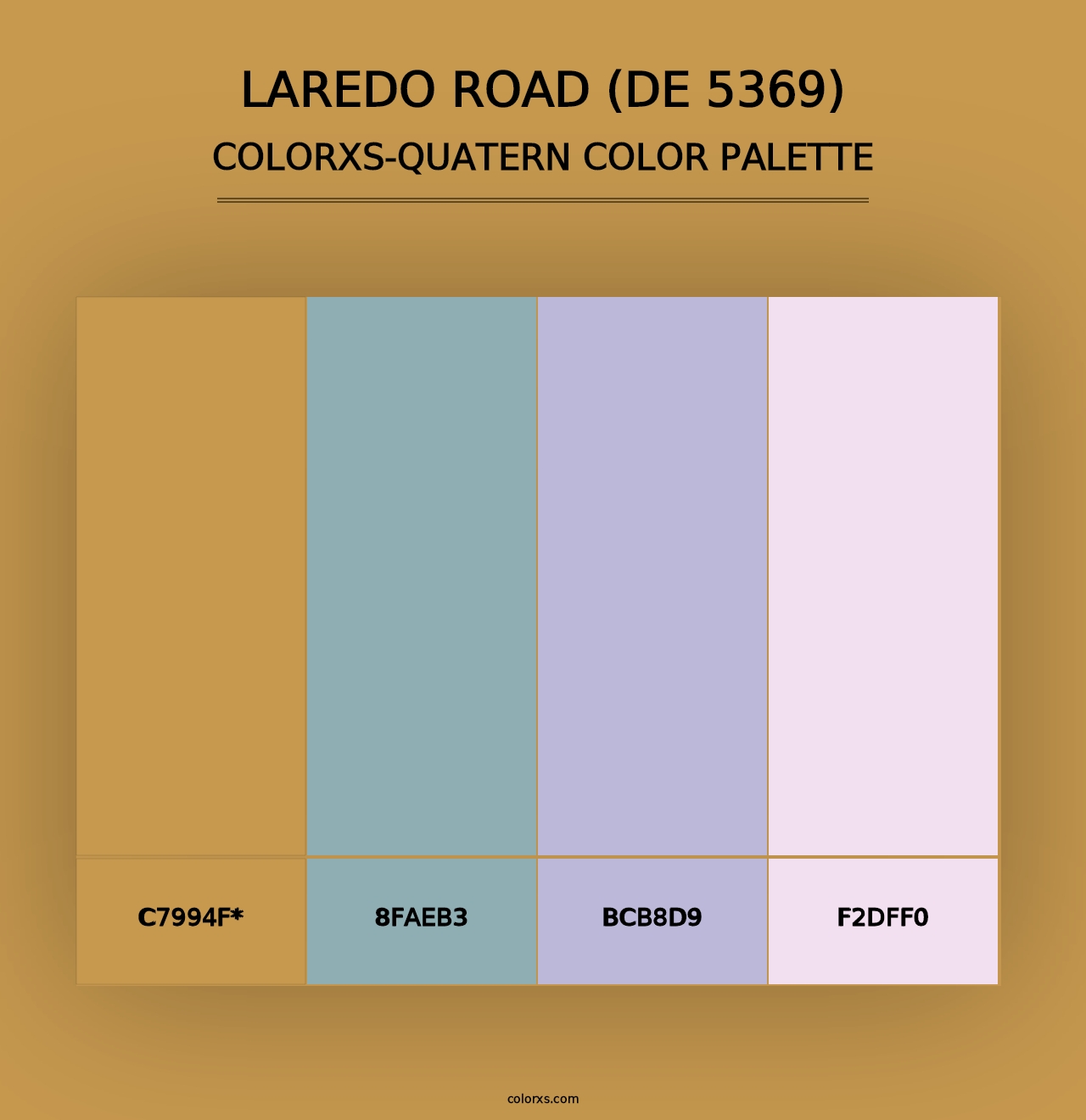 Laredo Road (DE 5369) - Colorxs Quad Palette