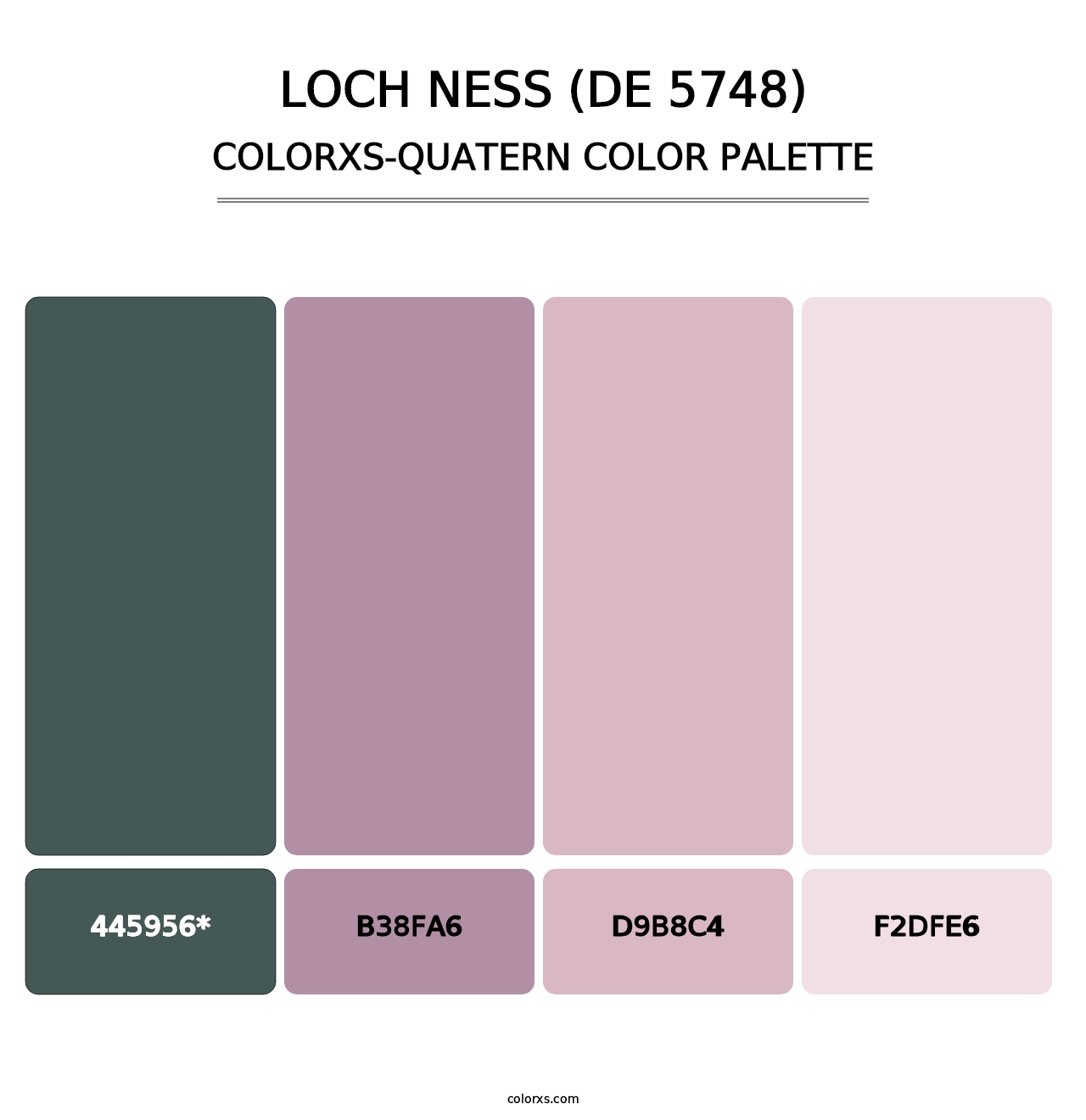 Loch Ness (DE 5748) - Colorxs Quad Palette