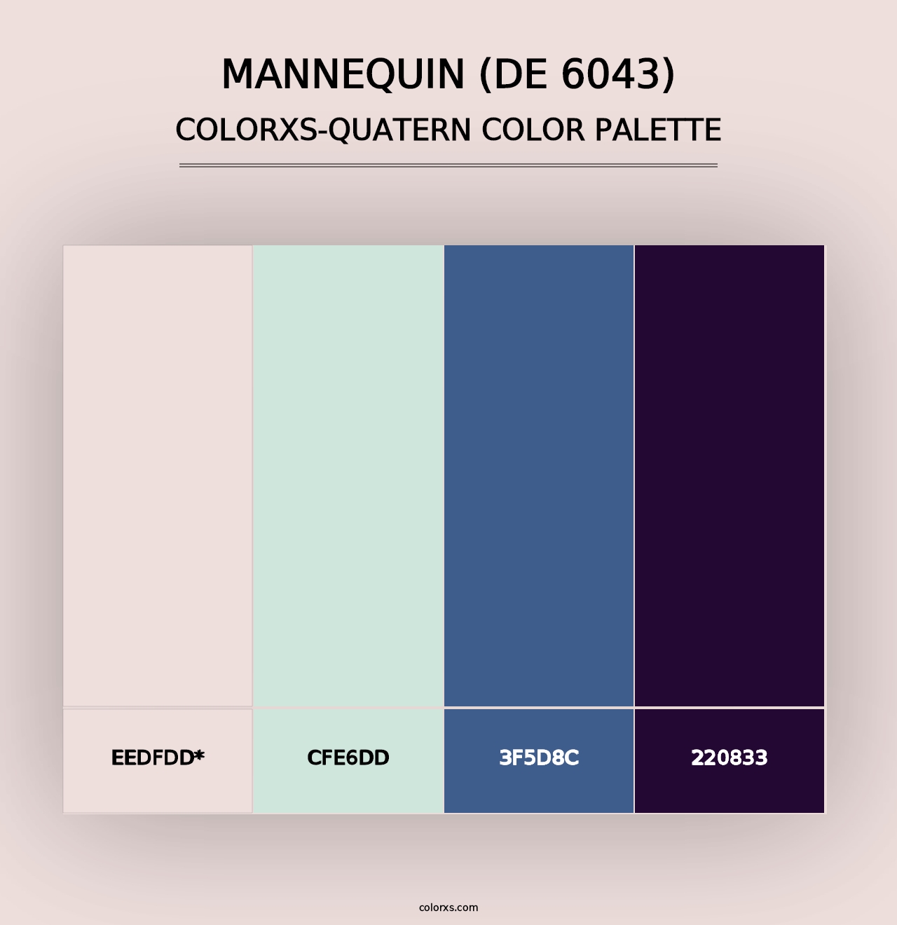 Mannequin (DE 6043) - Colorxs Quad Palette