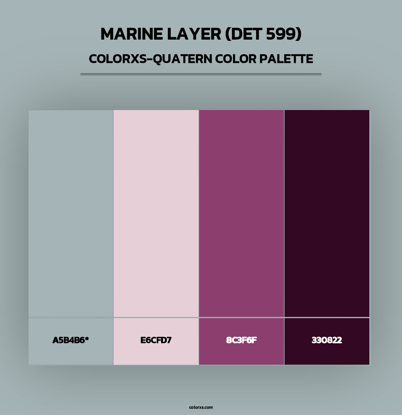 Marine Layer (DET 599) - Colorxs Quad Palette