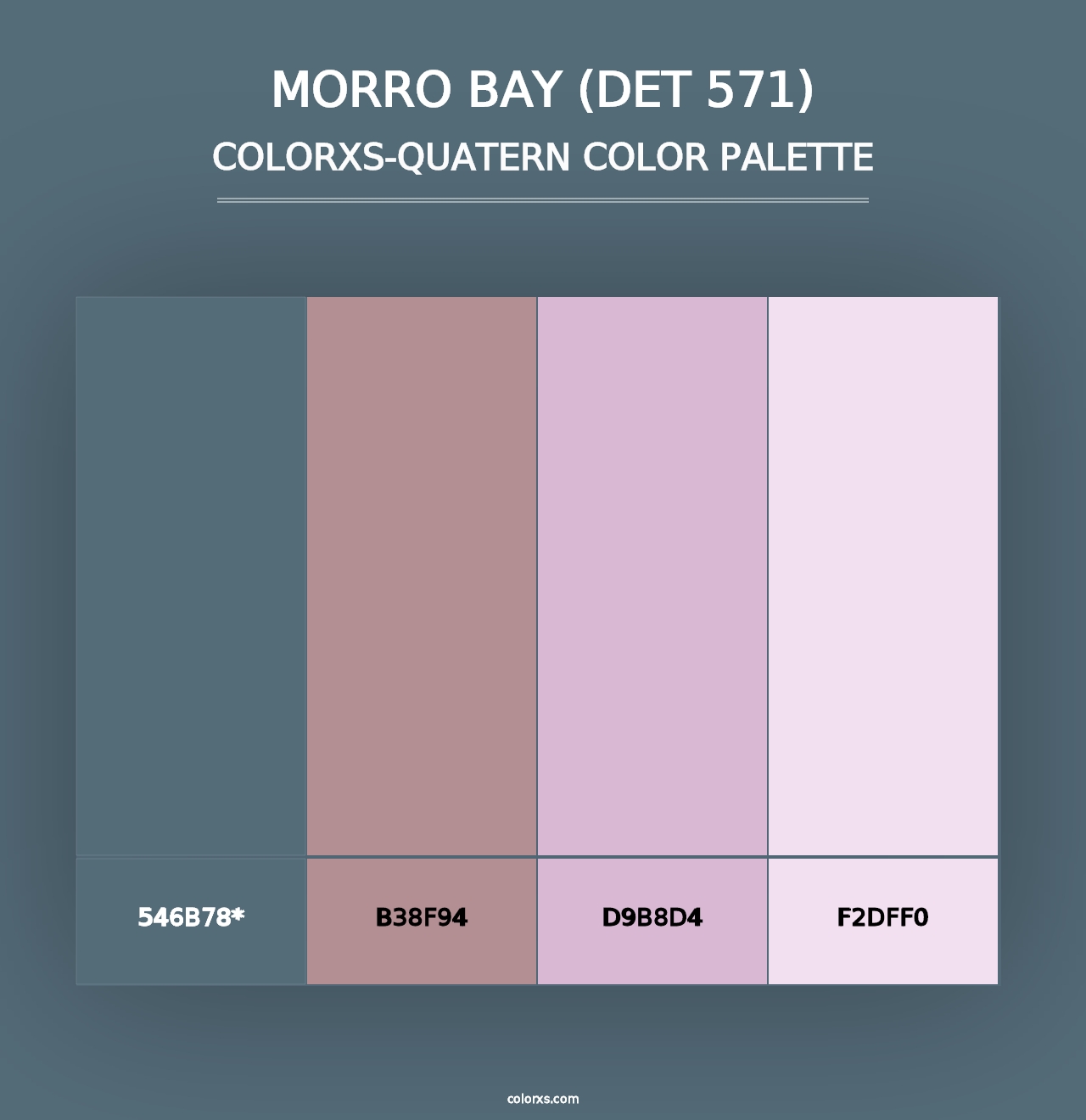 Morro Bay (DET 571) - Colorxs Quad Palette