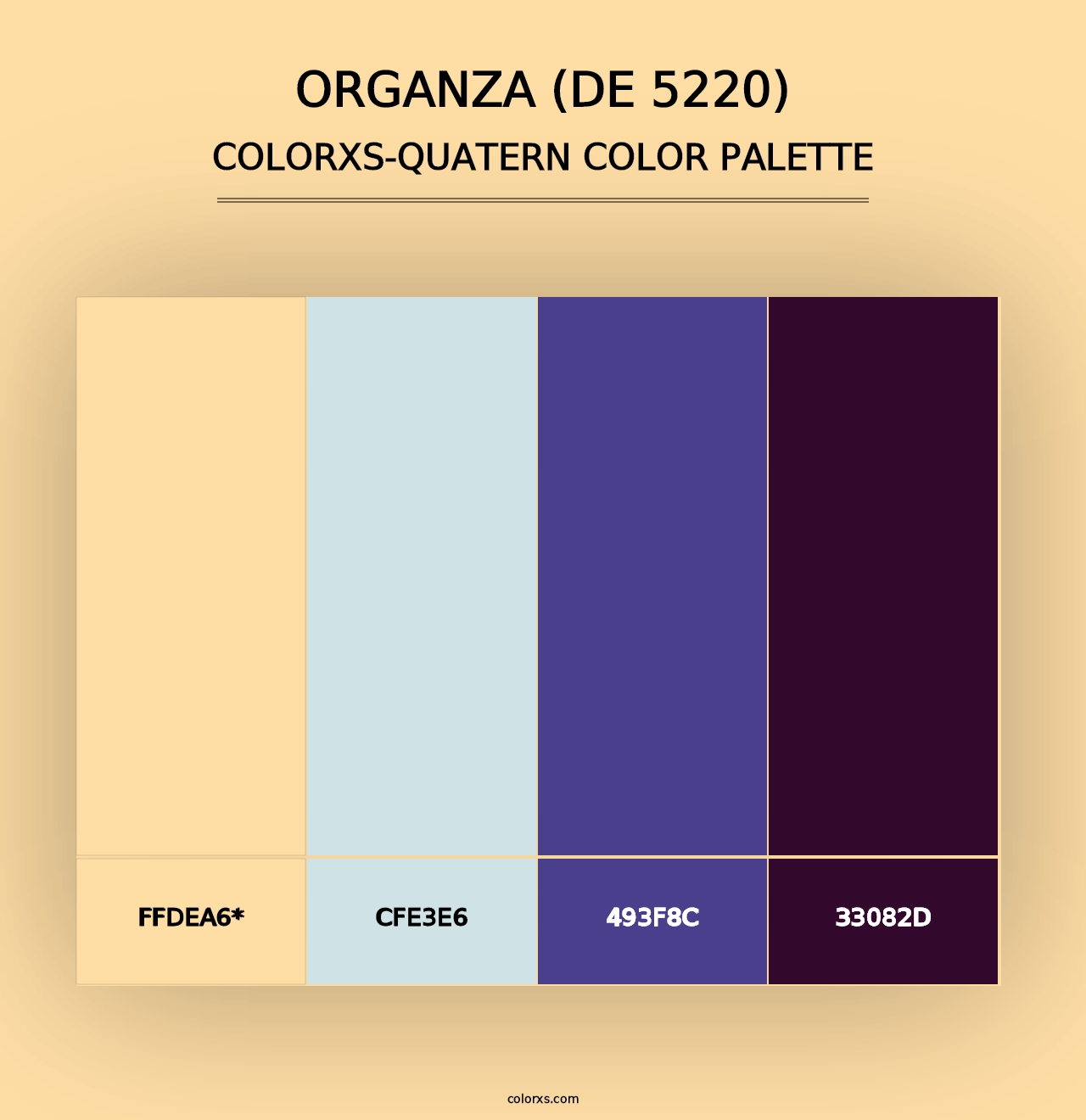 Organza (DE 5220) - Colorxs Quad Palette