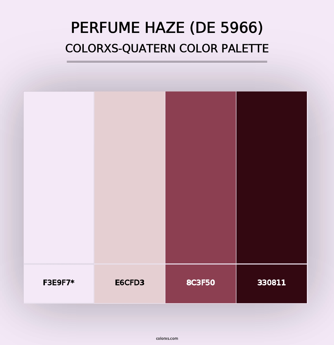 Perfume Haze (DE 5966) - Colorxs Quad Palette