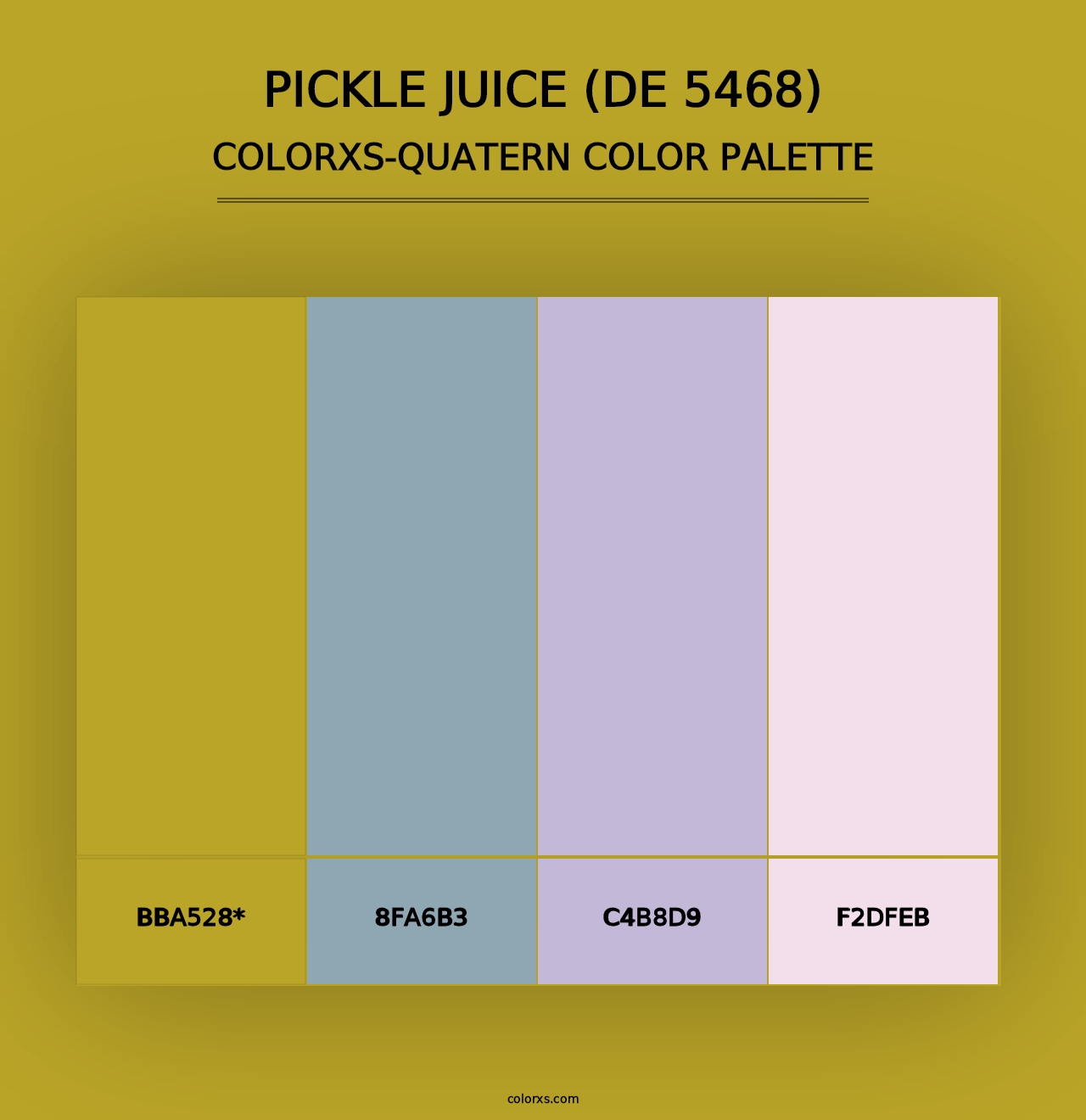 Pickle Juice (DE 5468) - Colorxs Quad Palette