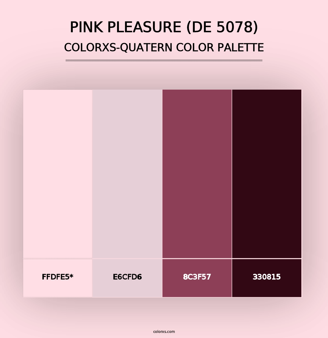 Pink Pleasure (DE 5078) - Colorxs Quad Palette