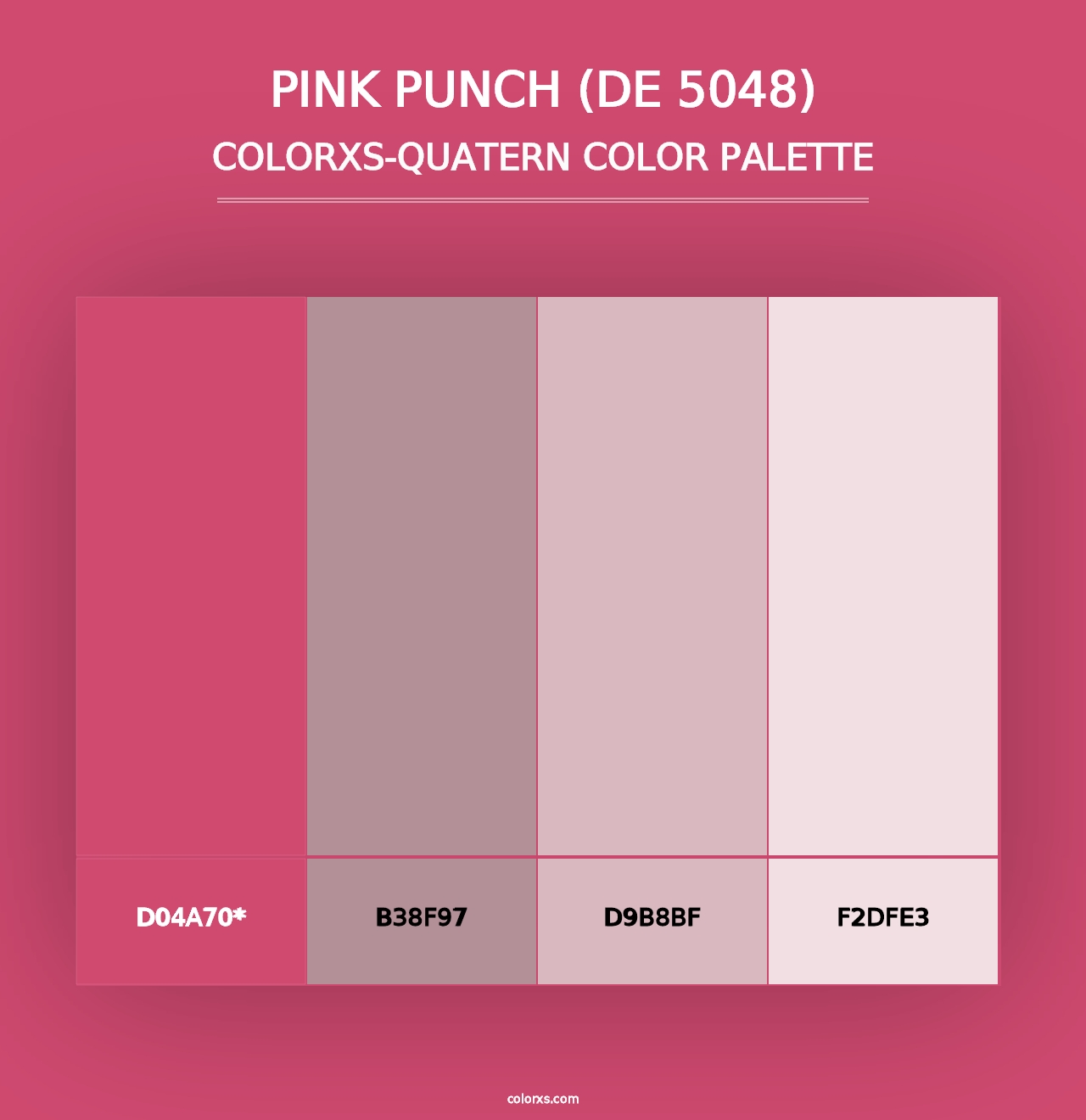 Pink Punch (DE 5048) - Colorxs Quad Palette