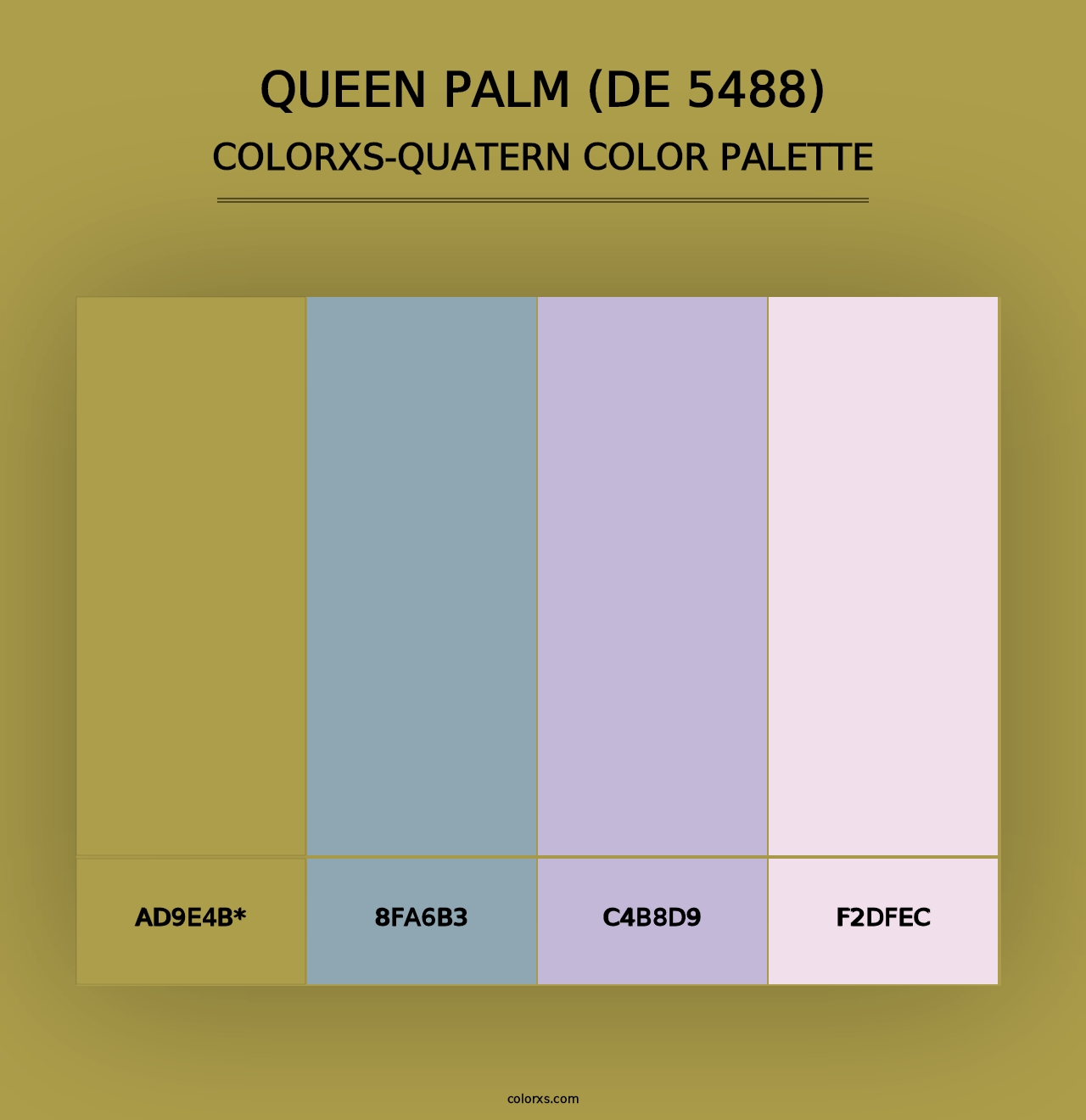 Queen Palm (DE 5488) - Colorxs Quad Palette