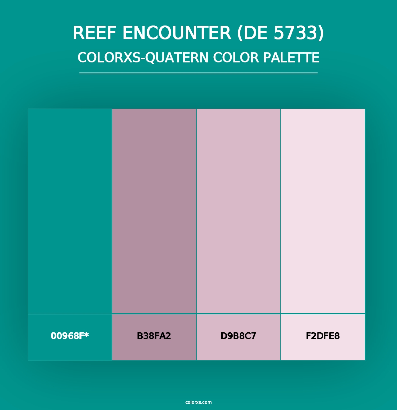 Reef Encounter (DE 5733) - Colorxs Quad Palette