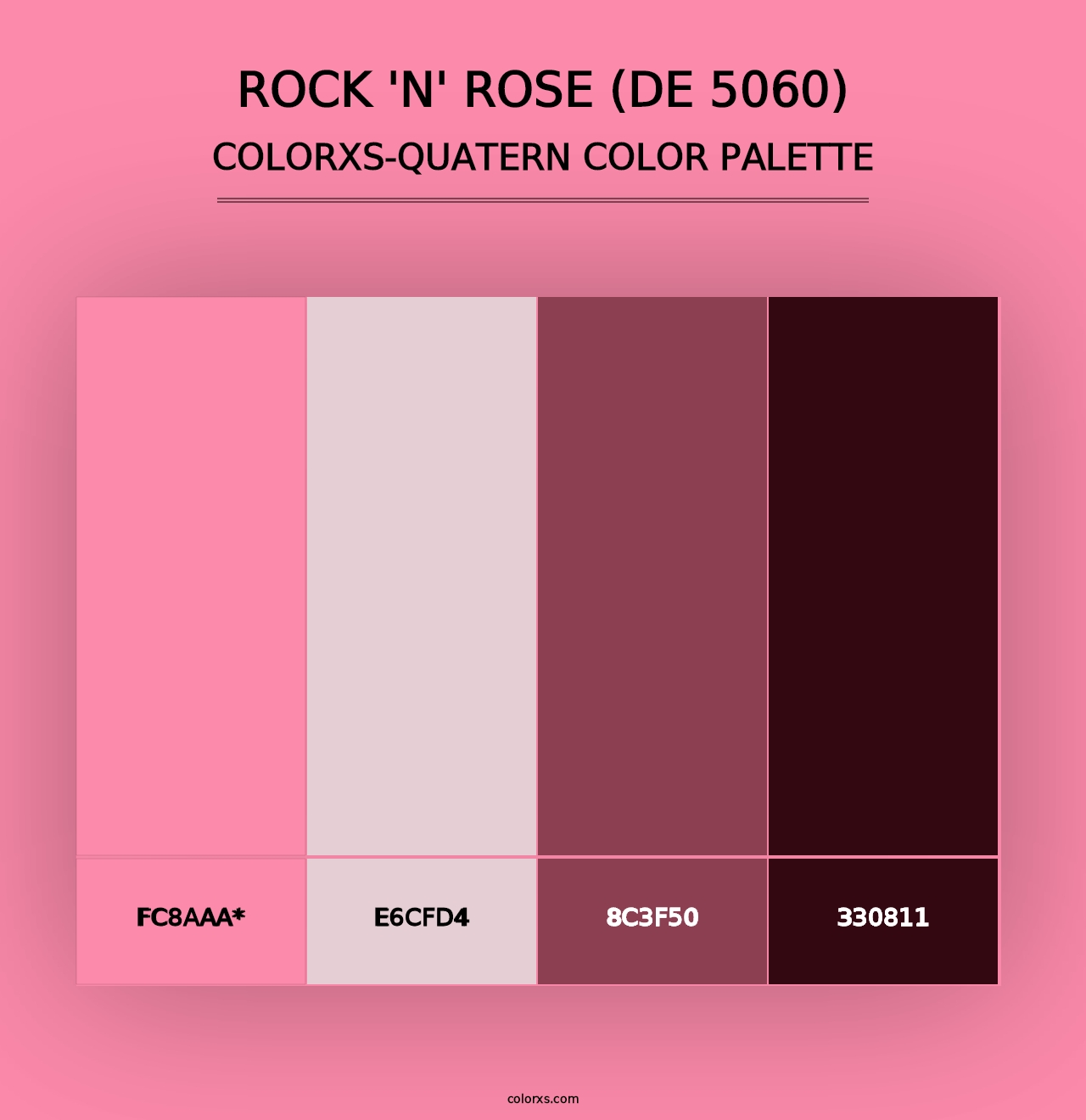 Rock 'n' Rose (DE 5060) - Colorxs Quad Palette