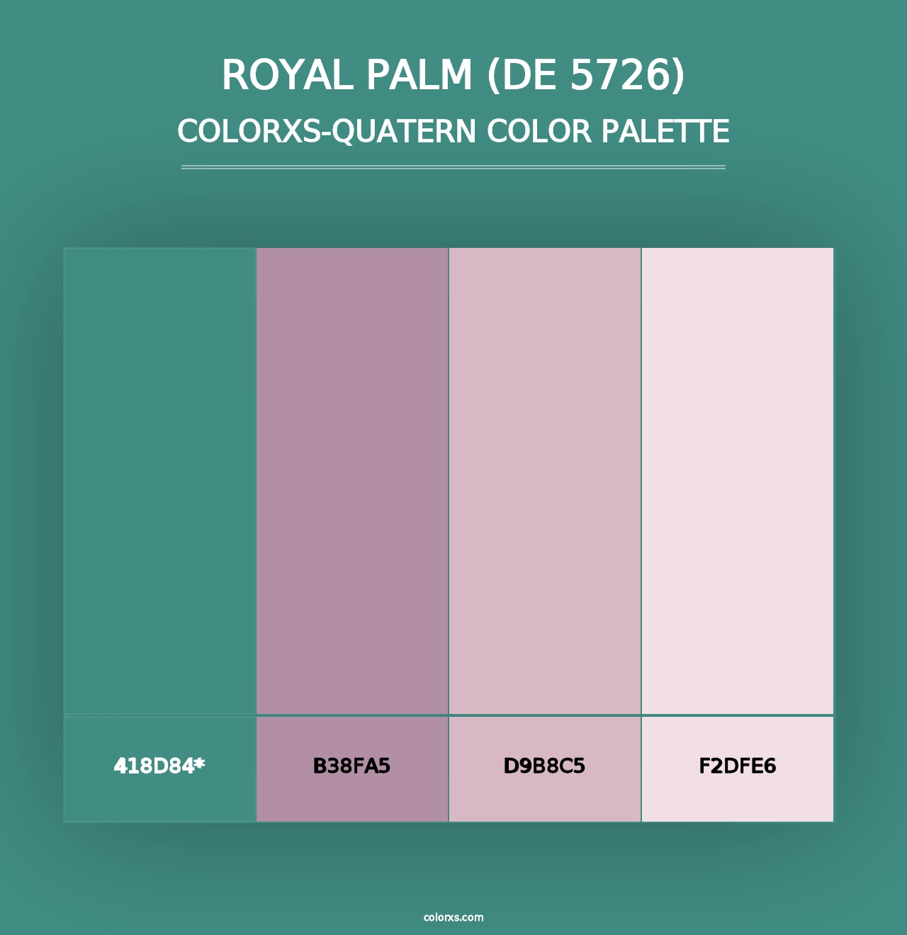 Royal Palm (DE 5726) - Colorxs Quad Palette