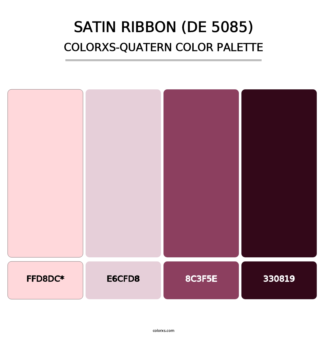 Satin Ribbon (DE 5085) - Colorxs Quad Palette