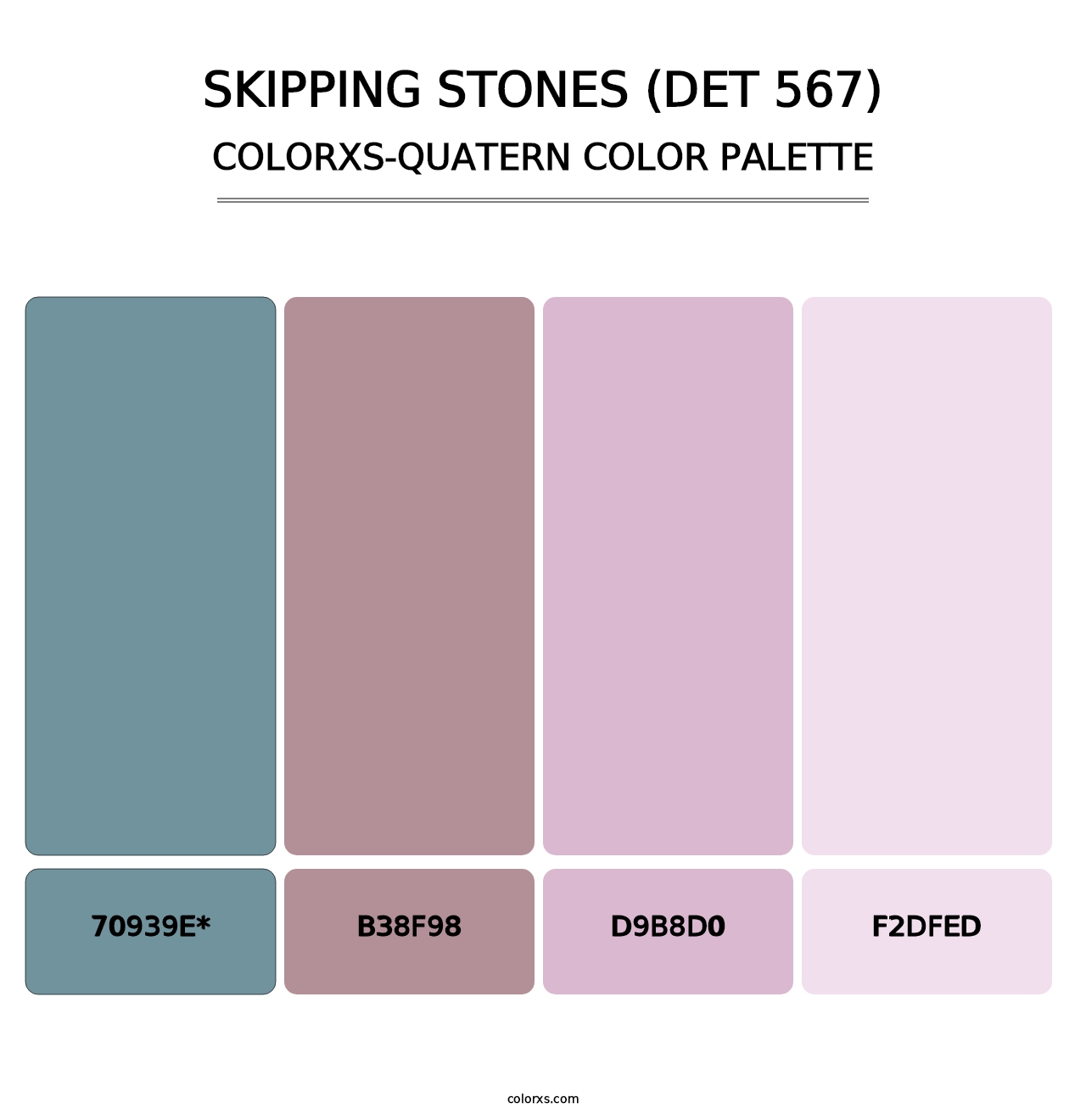 Skipping Stones (DET 567) - Colorxs Quad Palette