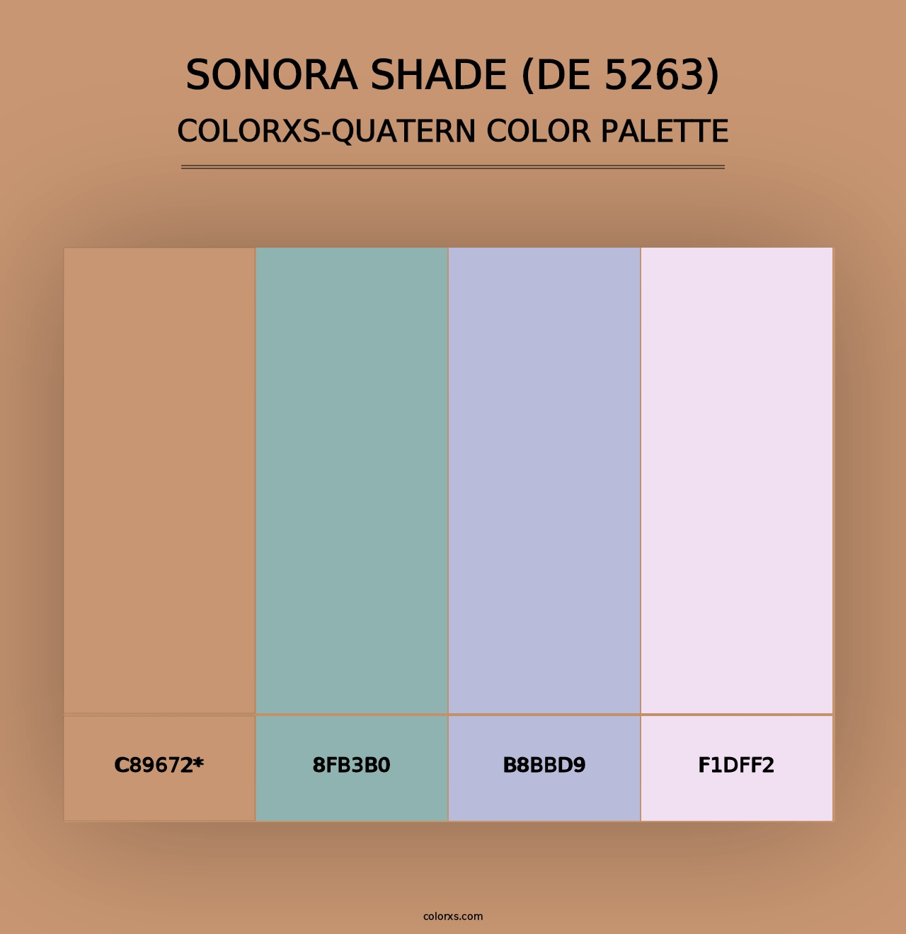 Sonora Shade (DE 5263) - Colorxs Quad Palette