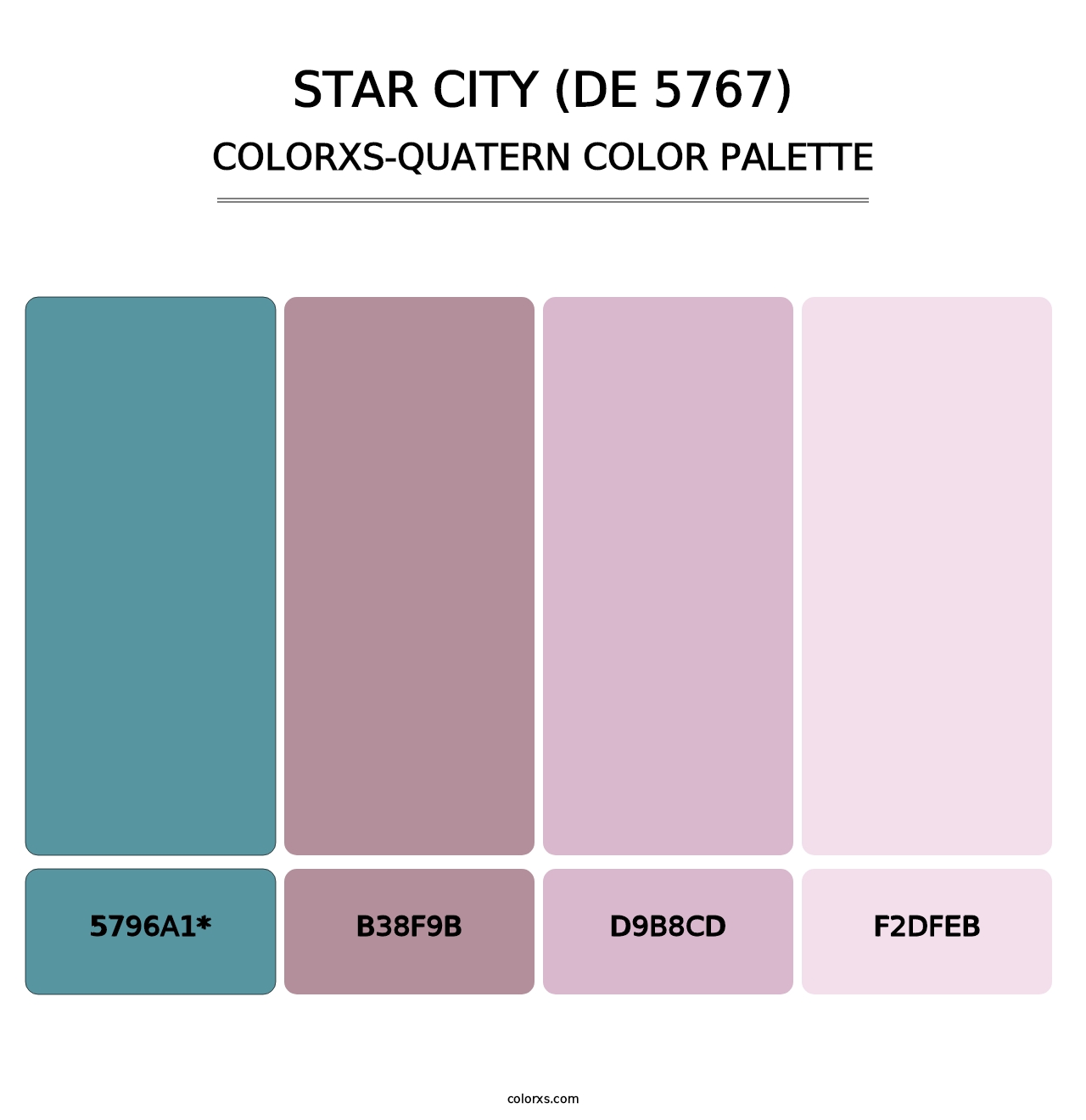 Star City (DE 5767) - Colorxs Quad Palette