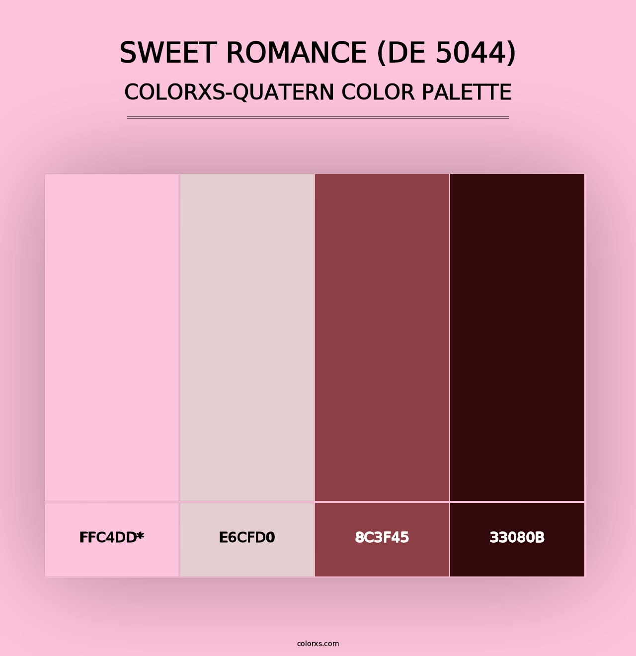 Sweet Romance (DE 5044) - Colorxs Quad Palette