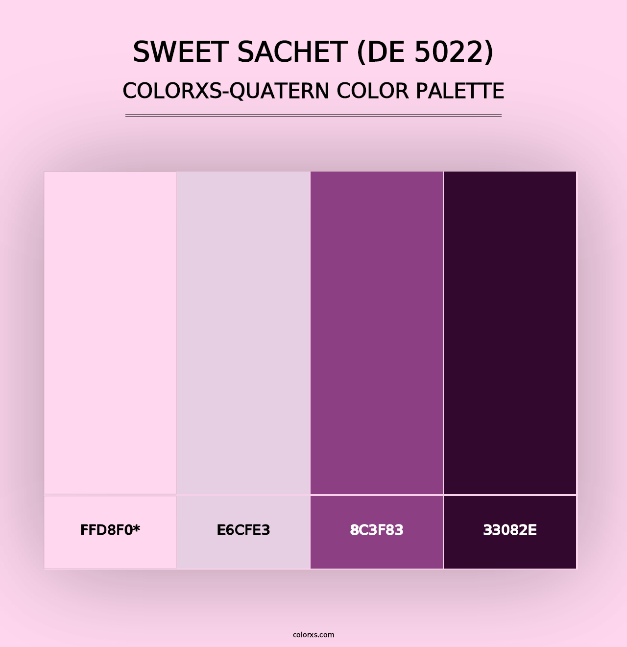 Sweet Sachet (DE 5022) - Colorxs Quad Palette