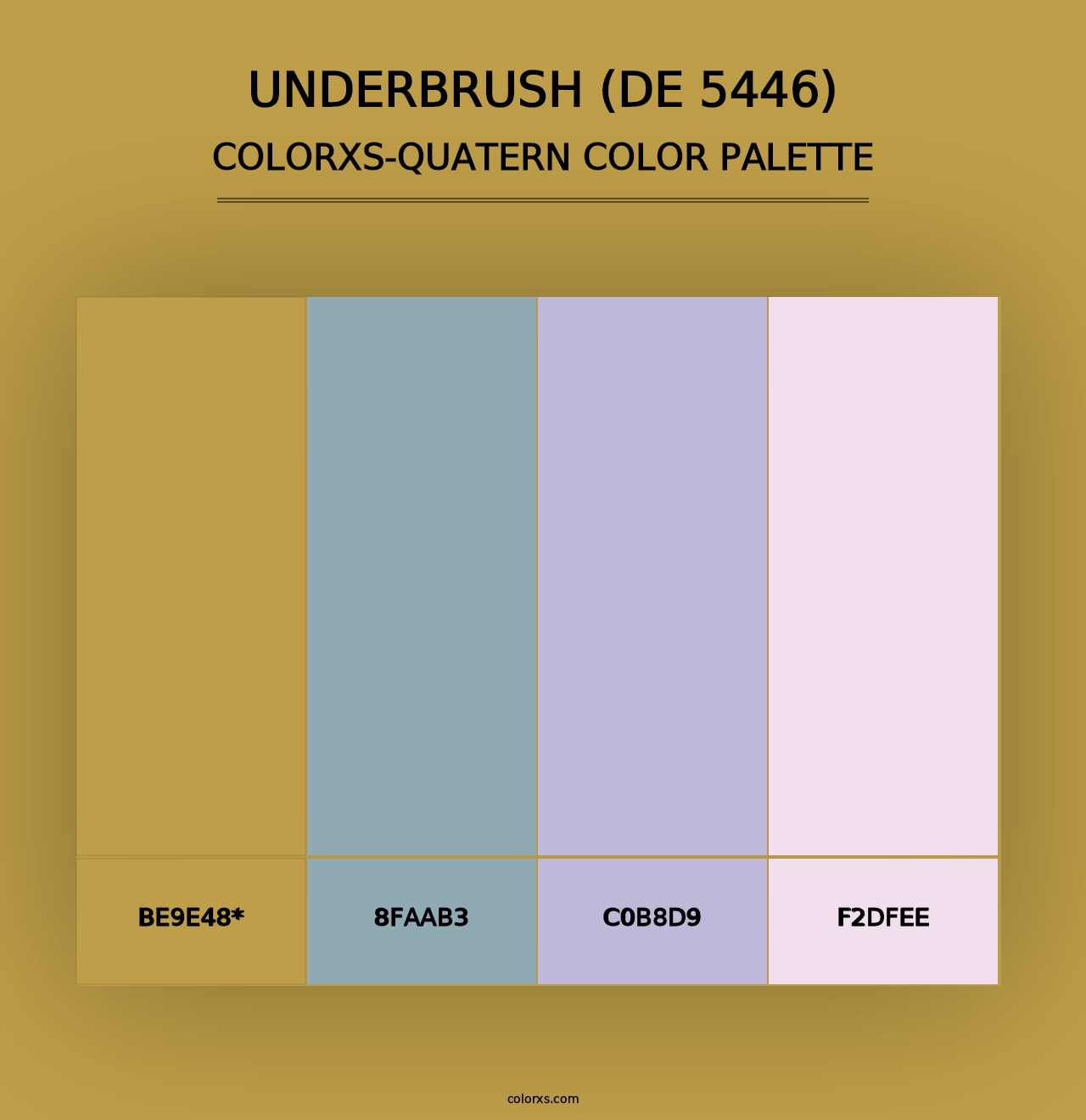 Underbrush (DE 5446) - Colorxs Quad Palette