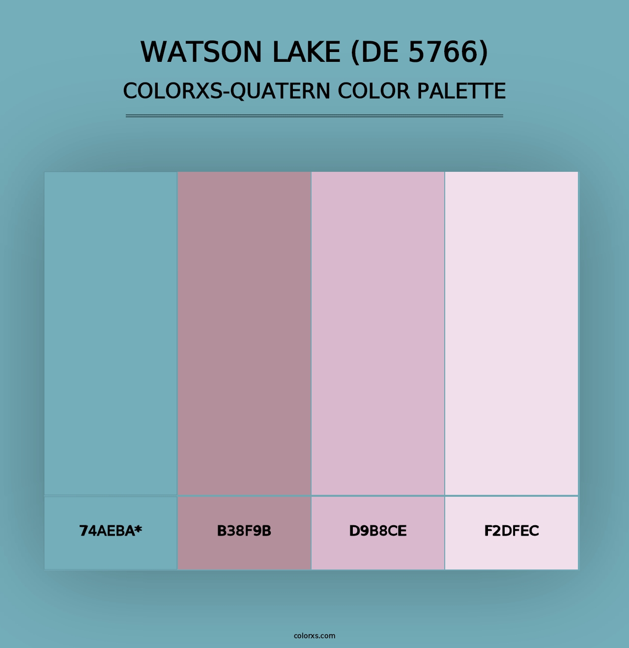 Watson Lake (DE 5766) - Colorxs Quad Palette