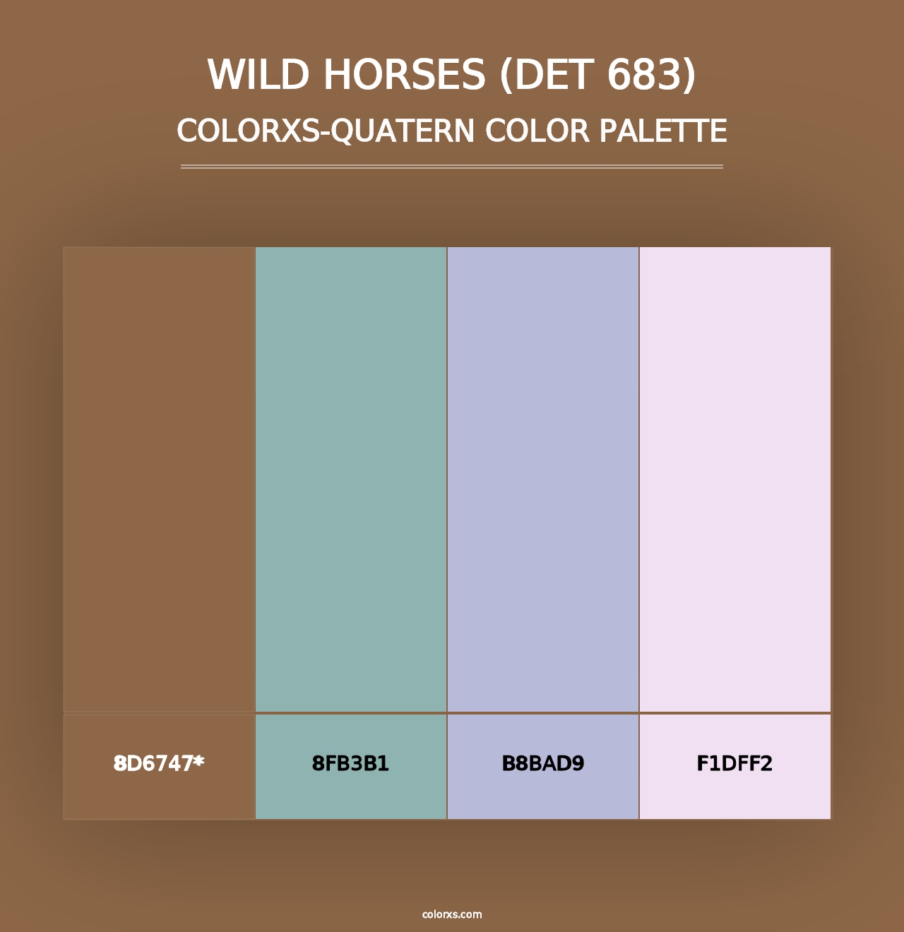 Wild Horses (DET 683) - Colorxs Quad Palette