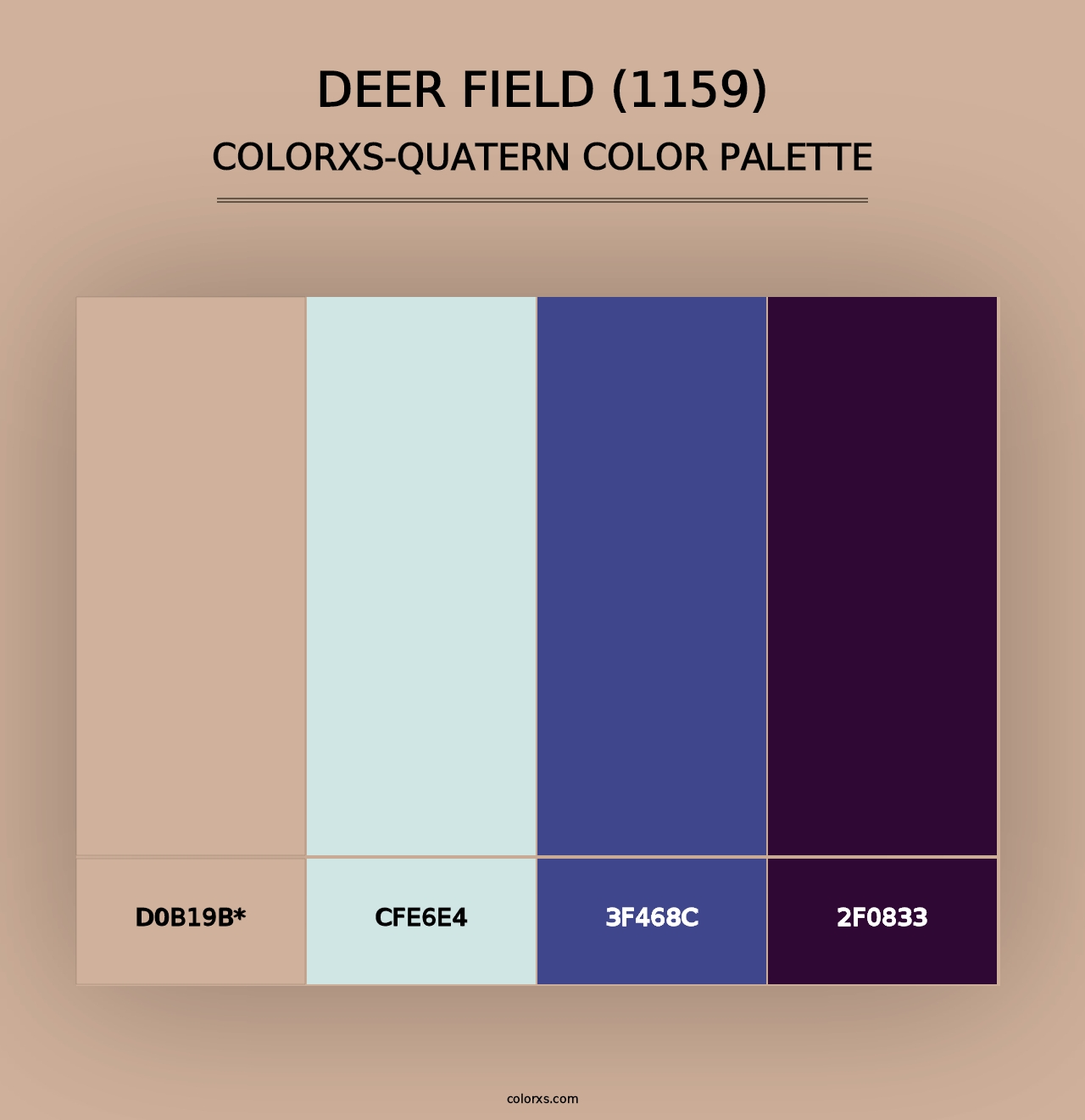 Deer Field (1159) - Colorxs Quad Palette