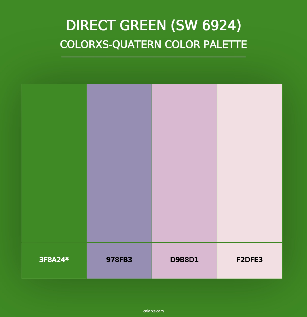 Direct Green (SW 6924) - Colorxs Quad Palette