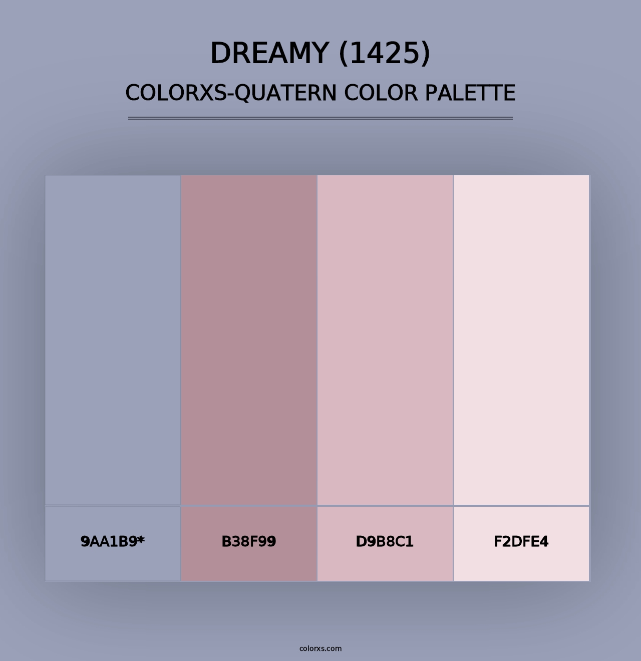 Dreamy (1425) - Colorxs Quad Palette