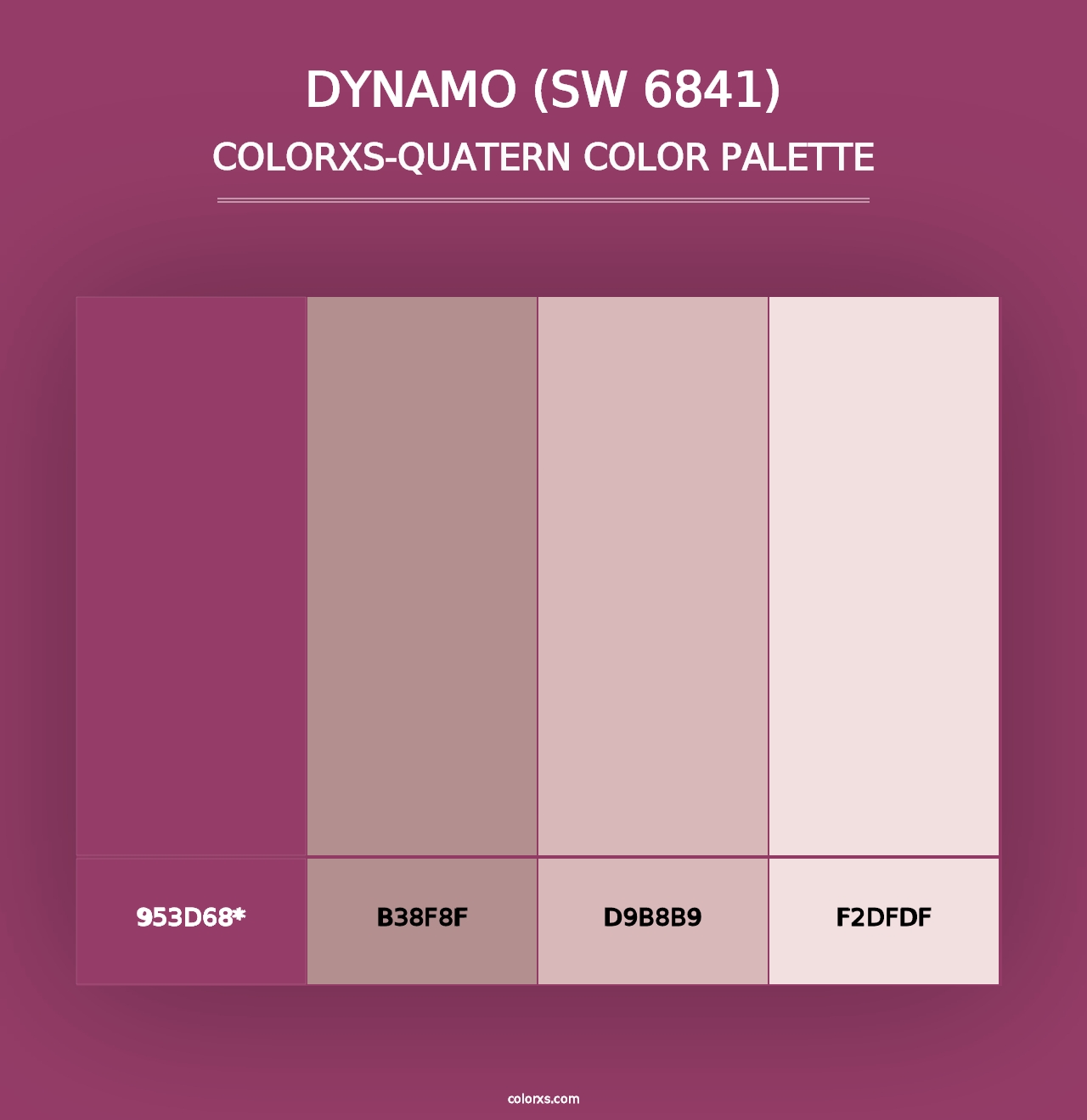 Dynamo (SW 6841) - Colorxs Quad Palette