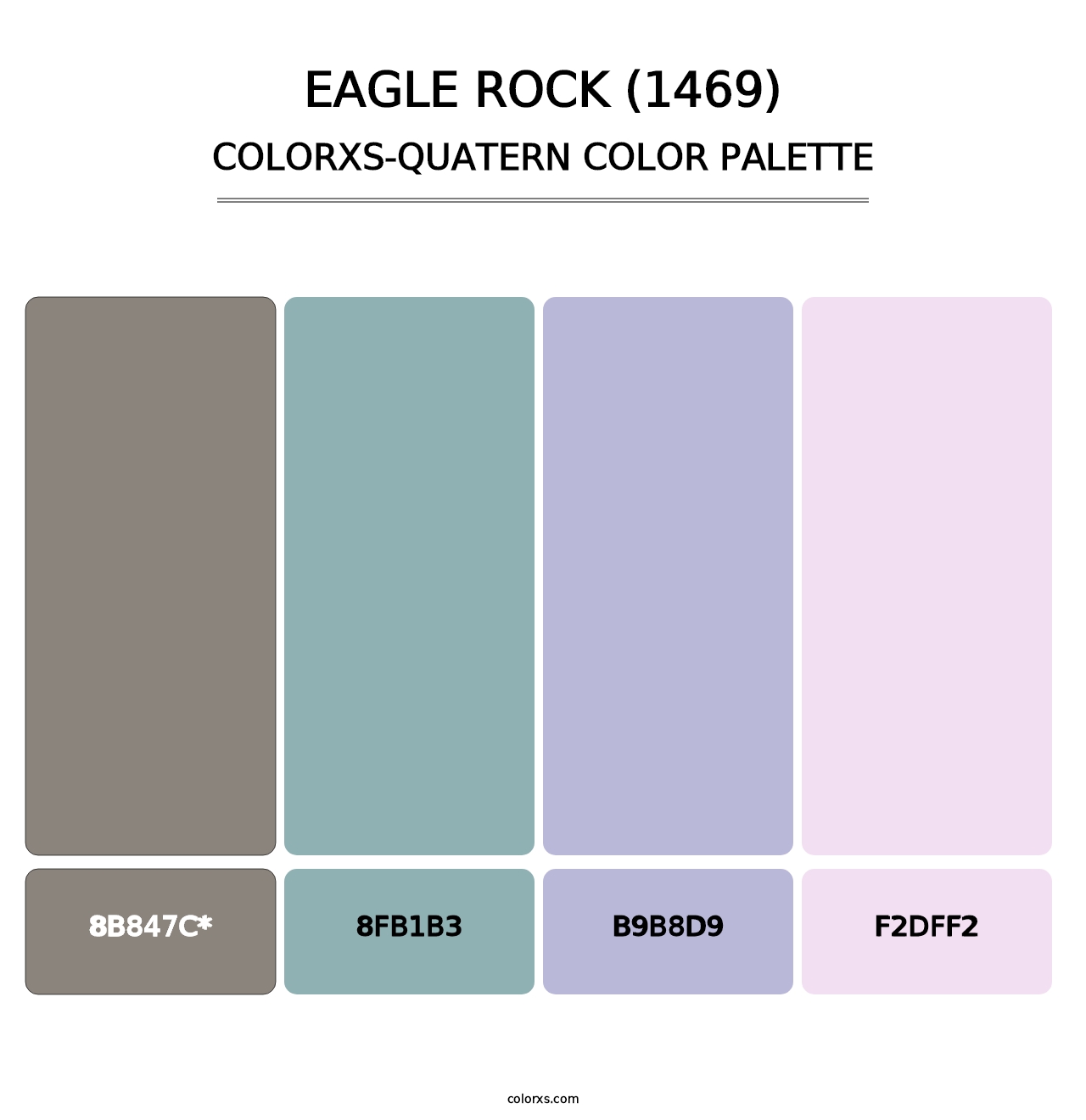 Eagle Rock (1469) - Colorxs Quad Palette