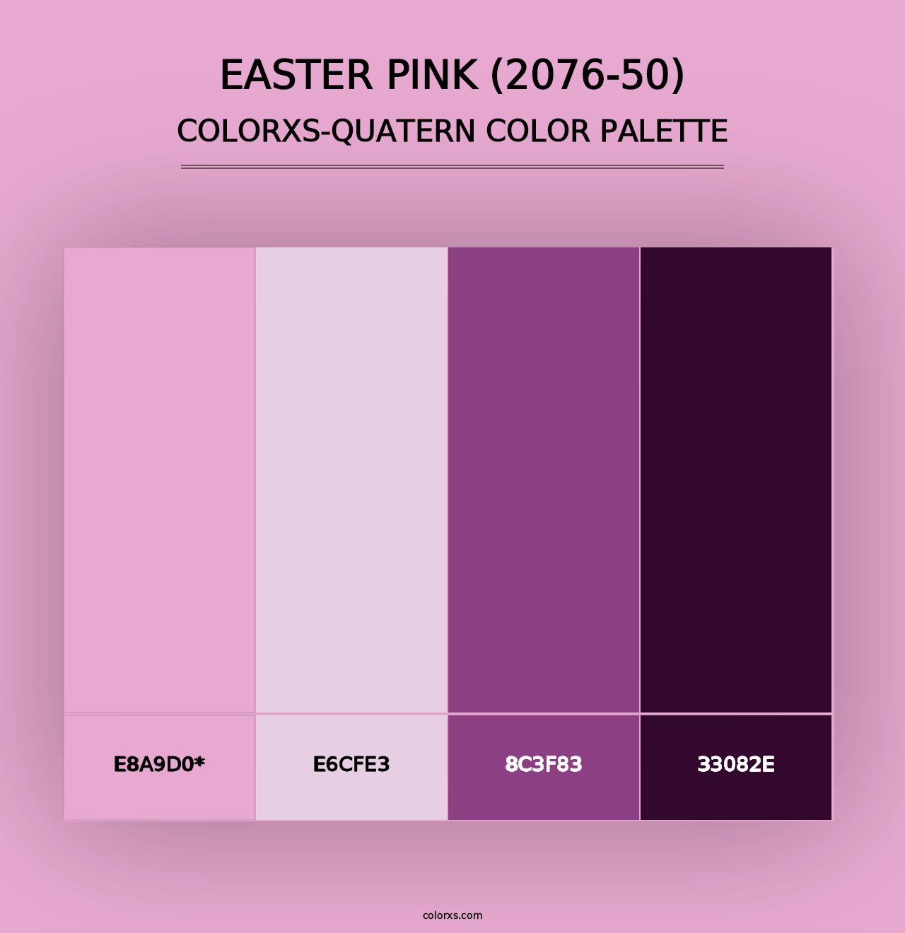 Easter Pink (2076-50) - Colorxs Quad Palette