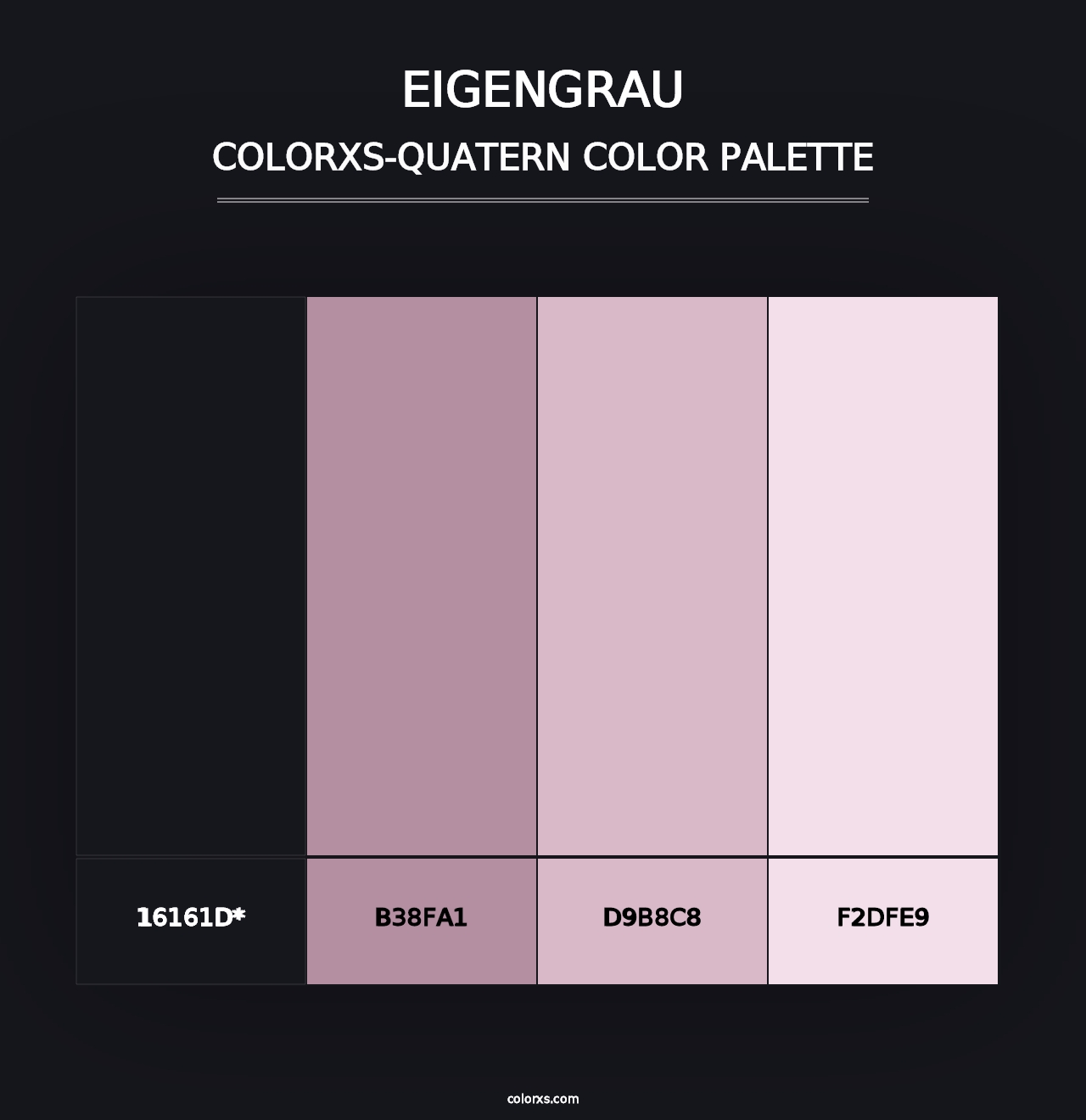 Eigengrau - Colorxs Quad Palette