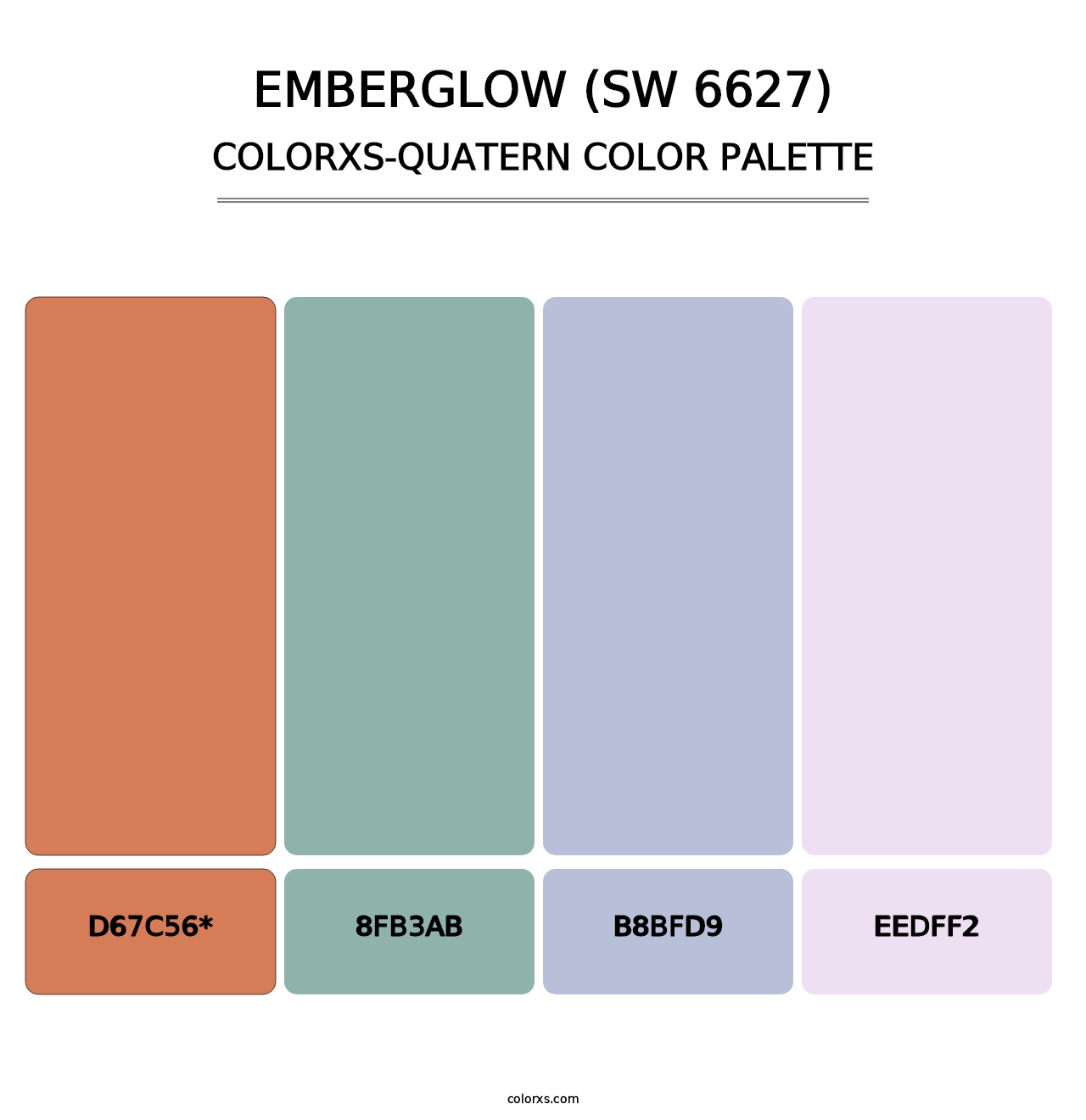 Emberglow (SW 6627) - Colorxs Quad Palette