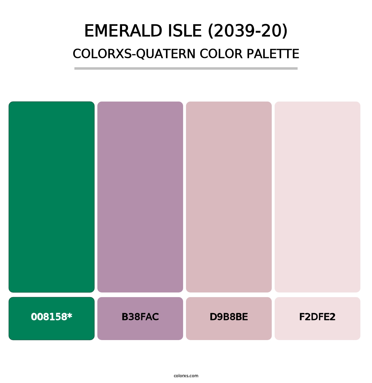 Emerald Isle (2039-20) - Colorxs Quad Palette