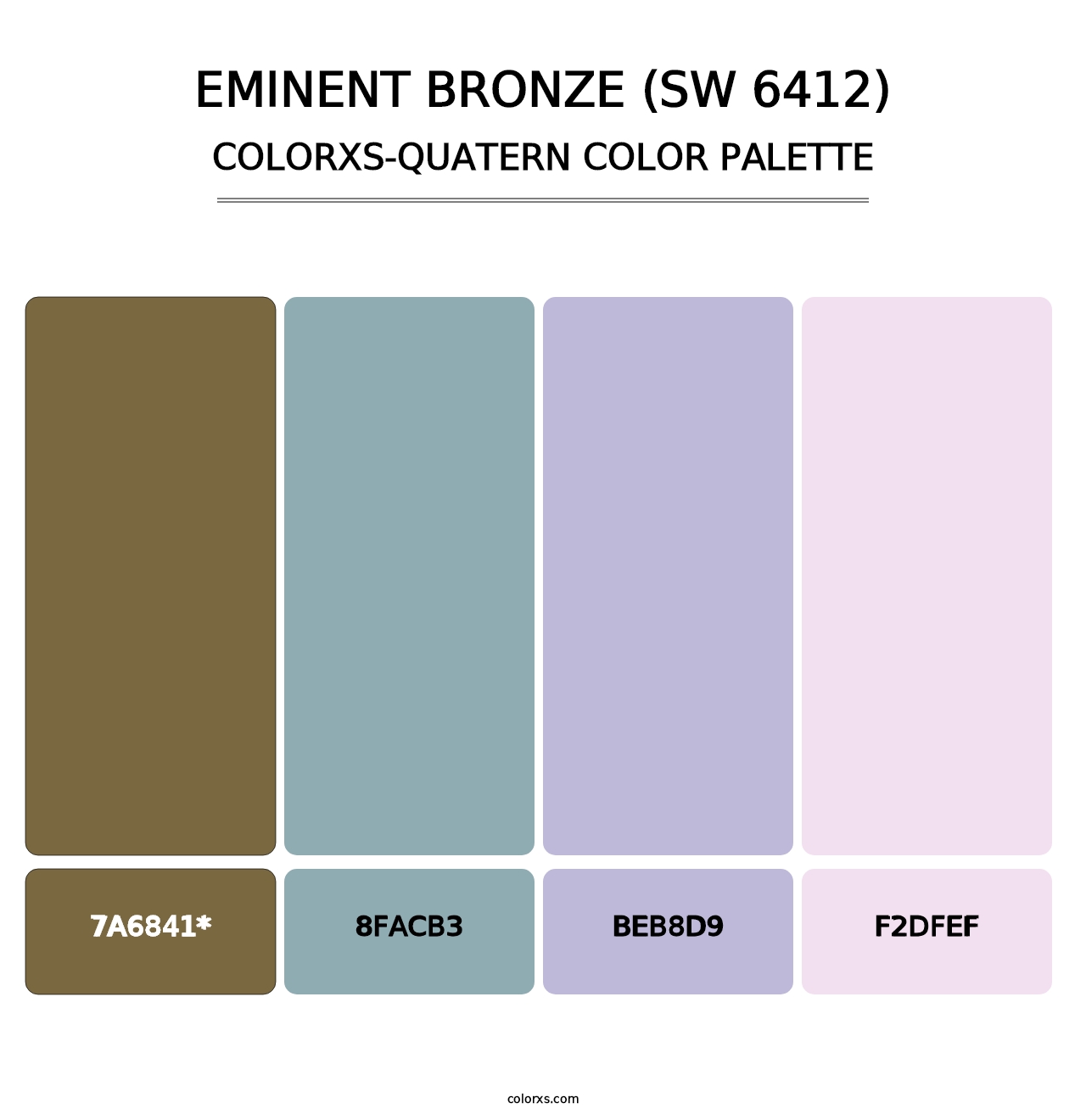 Eminent Bronze (SW 6412) - Colorxs Quad Palette