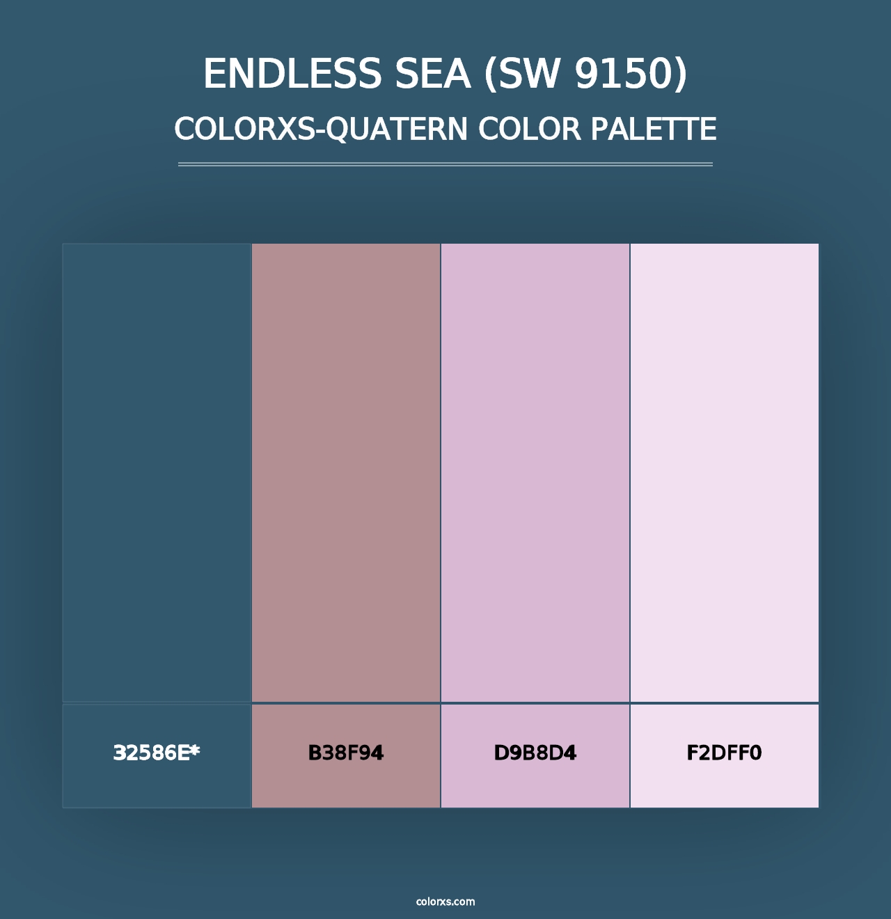 Endless Sea (SW 9150) - Colorxs Quad Palette