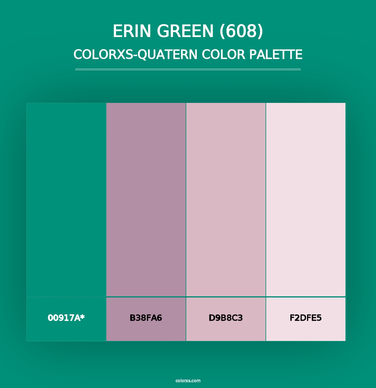 Erin Green (608) - Colorxs Quad Palette