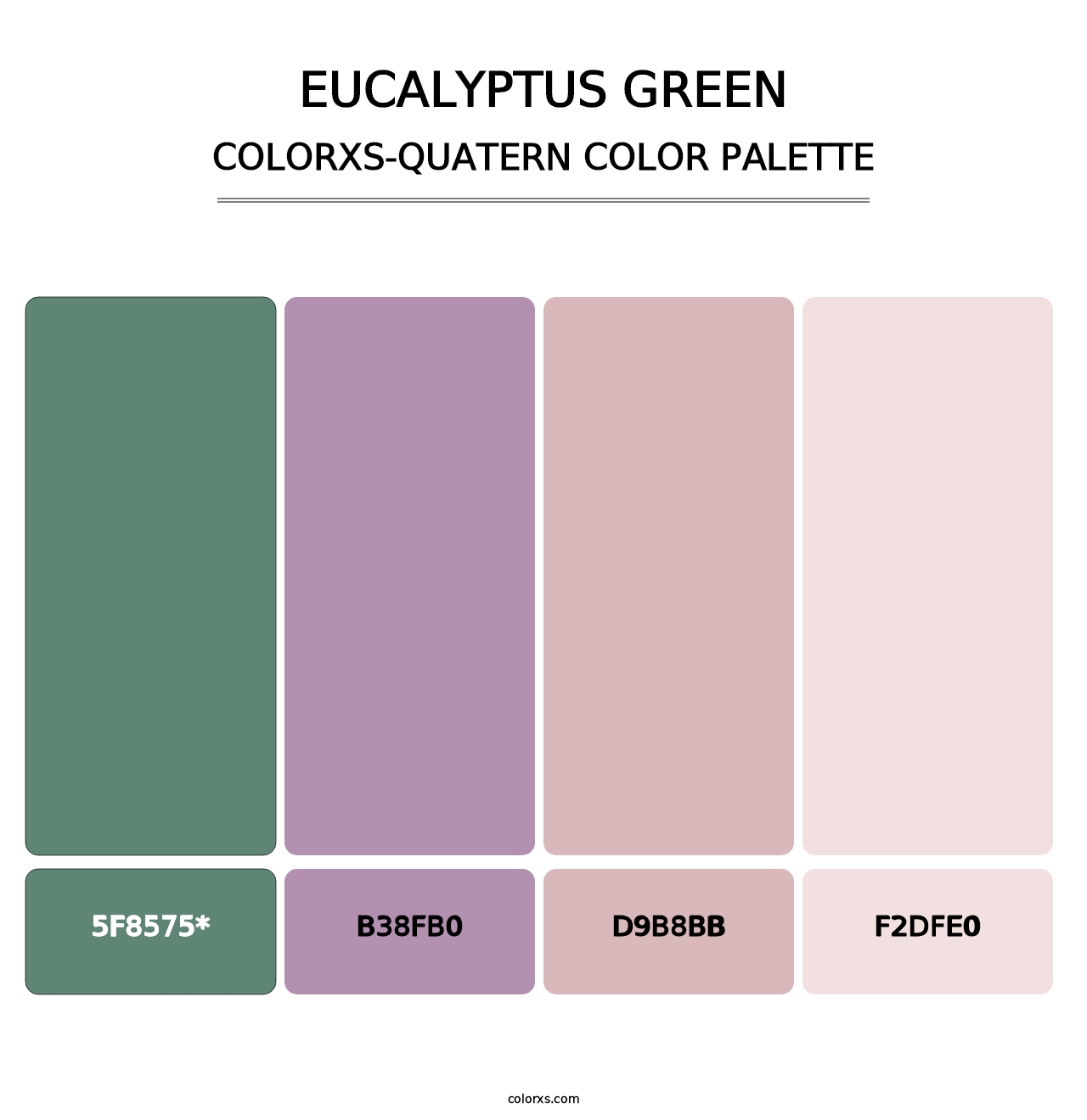 Eucalyptus Green - Colorxs Quad Palette