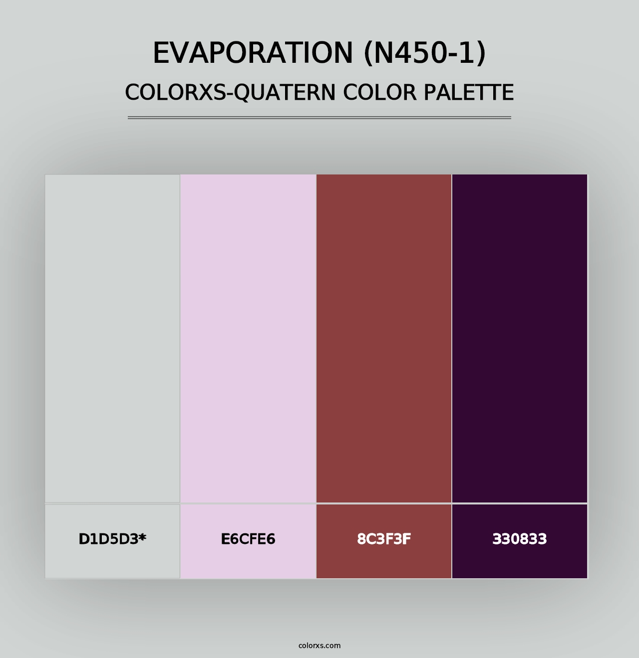 Evaporation (N450-1) - Colorxs Quad Palette