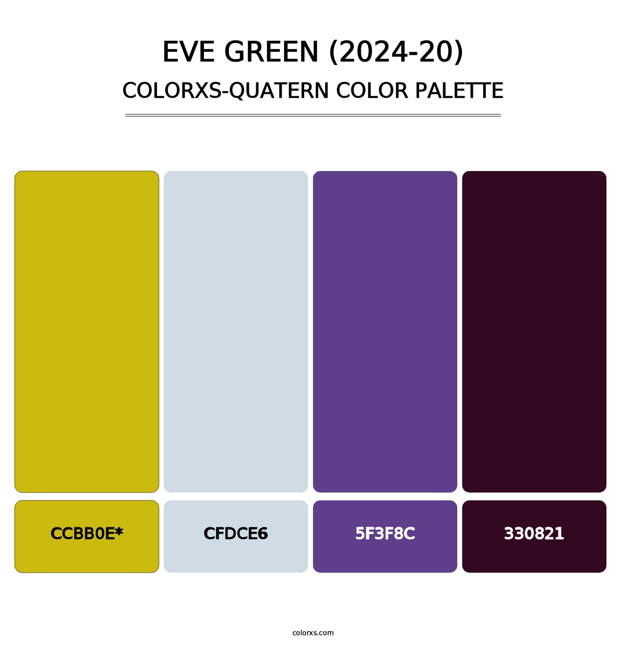 Eve Green (2024-20) - Colorxs Quad Palette