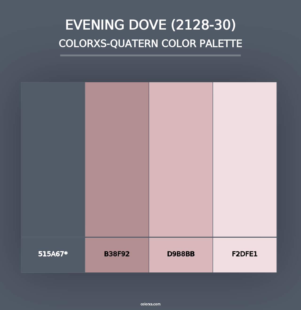 Evening Dove (2128-30) - Colorxs Quad Palette