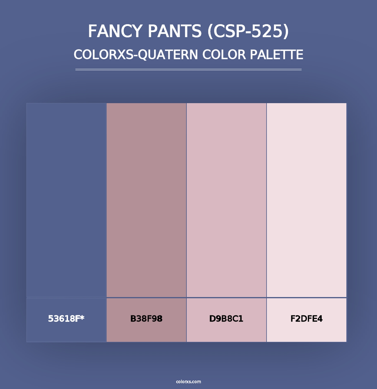 Fancy Pants (CSP-525) - Colorxs Quad Palette