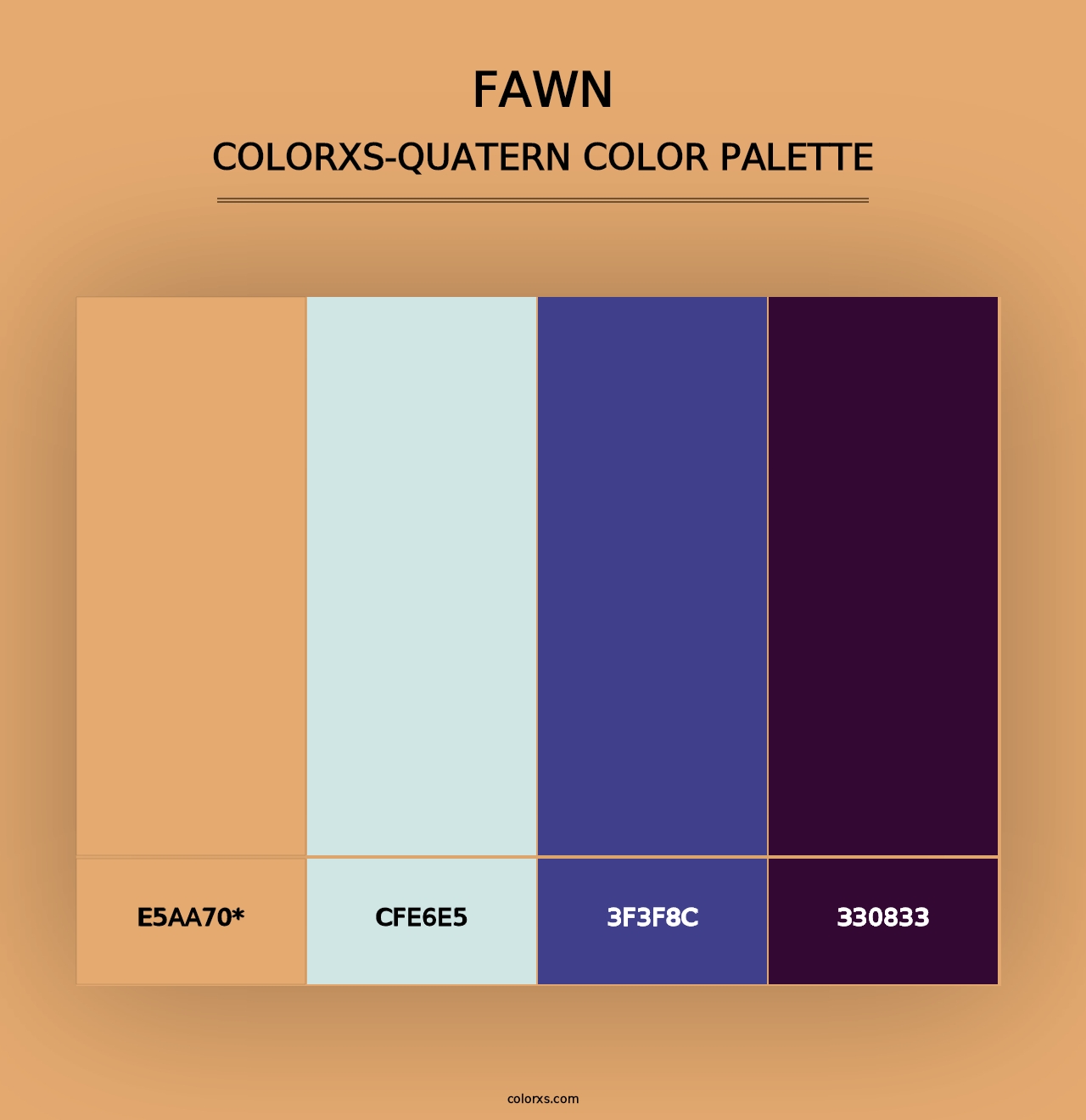 Fawn - Colorxs Quad Palette