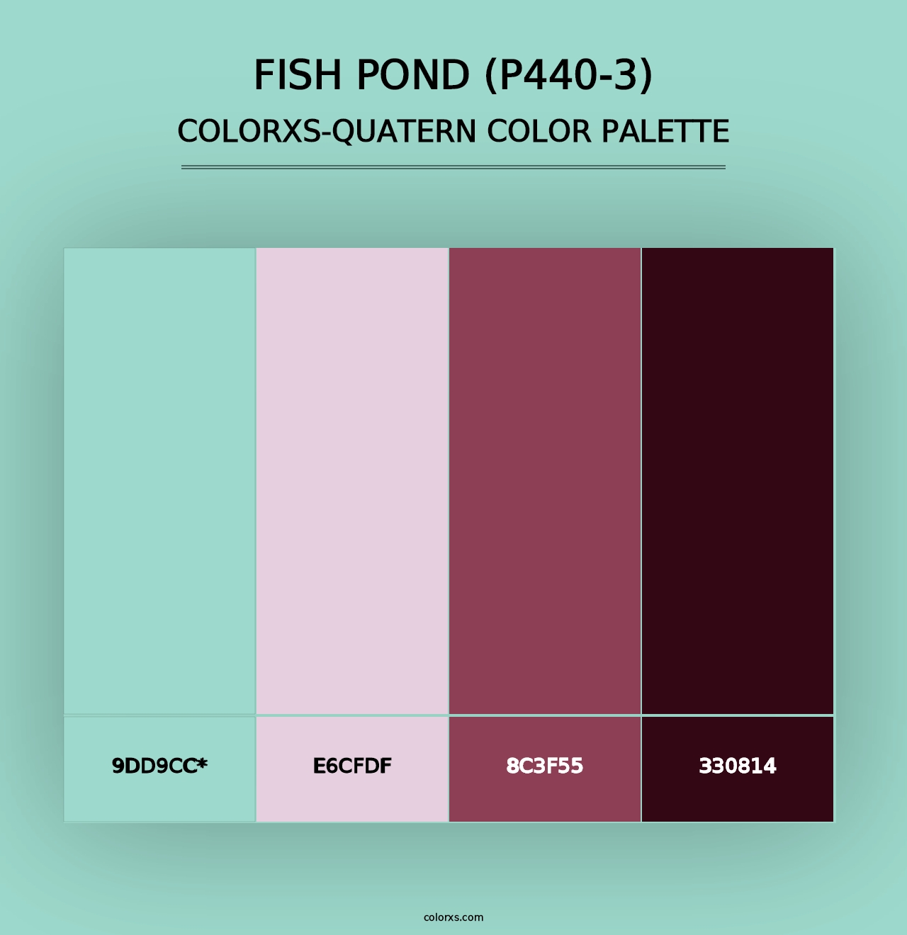 Fish Pond (P440-3) - Colorxs Quad Palette